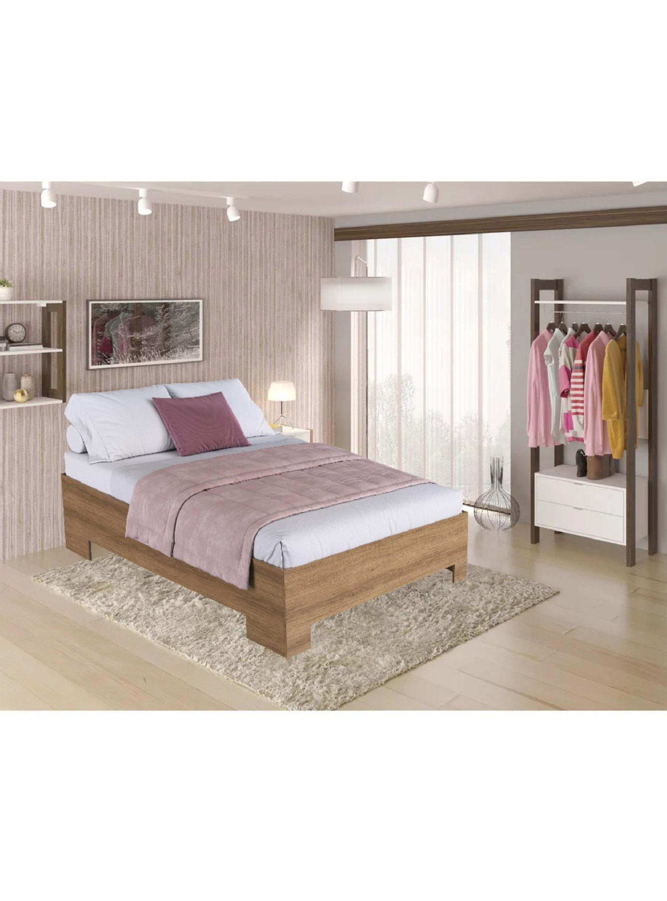 Cama Xangai Miel 2 Plazas 190 cm x 150 cm-4