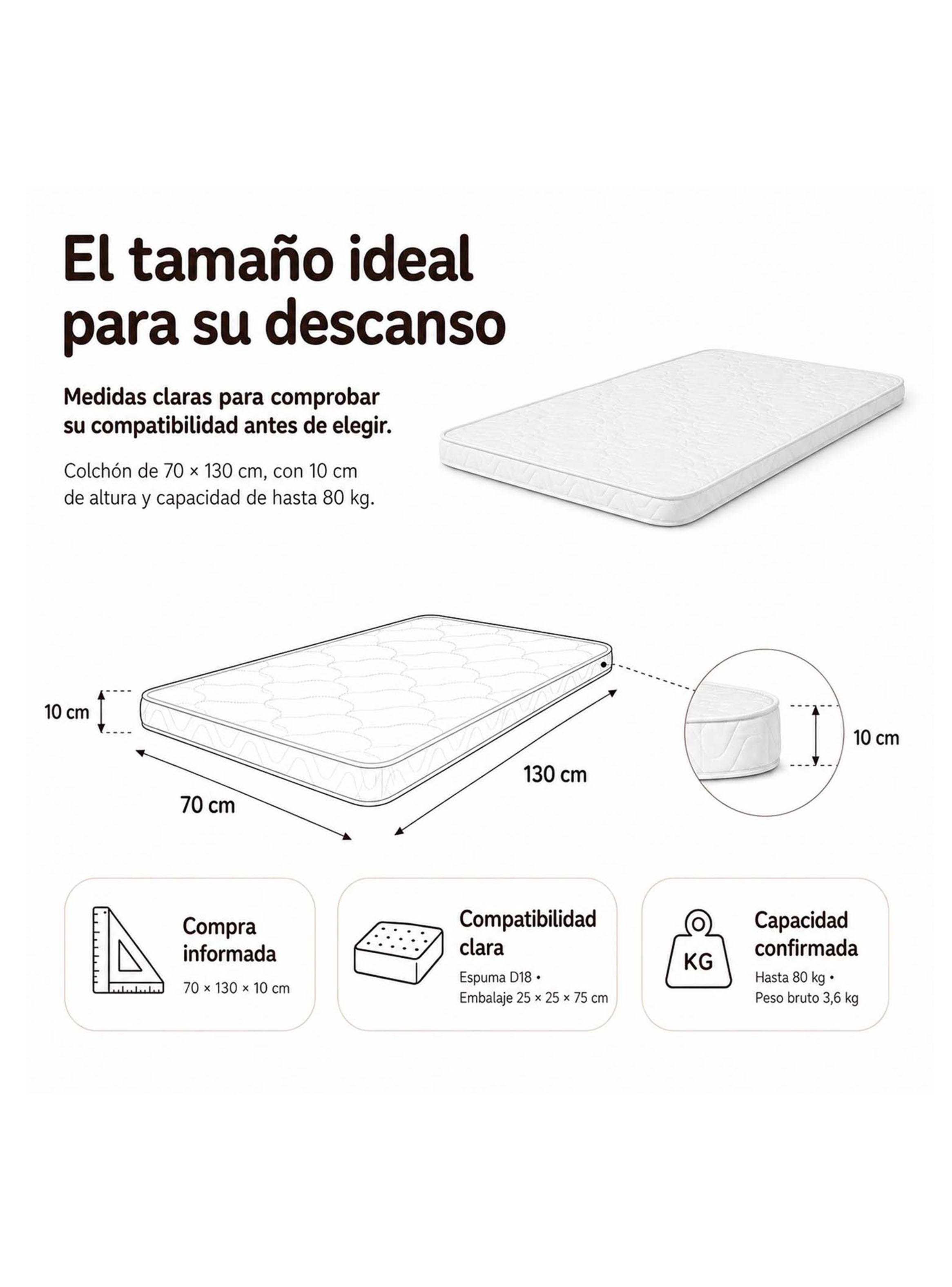 Colchón Cuna Baby Box 130 x 70 cm-2