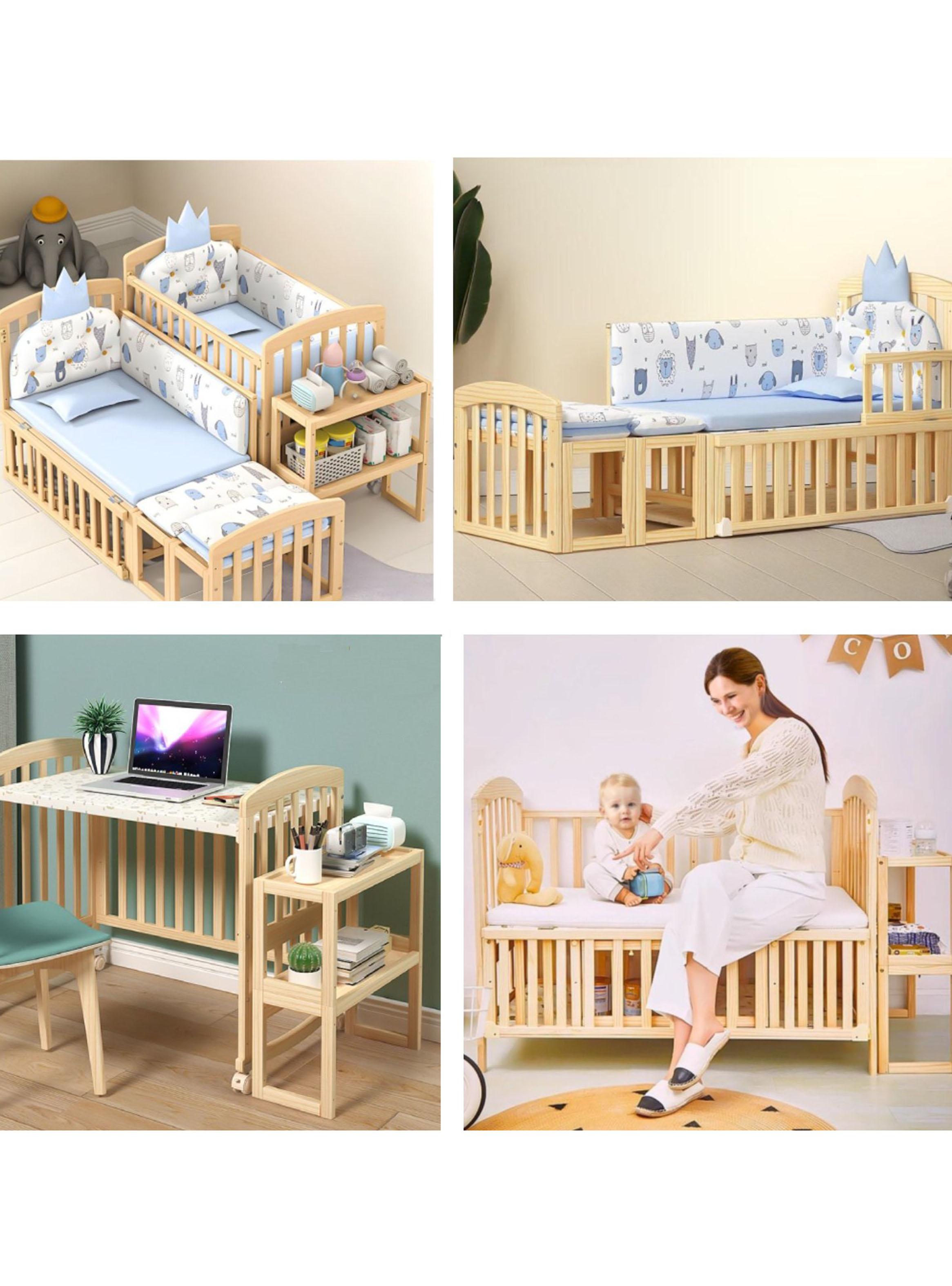 Cuna de Madera Evolutiva 5 en 1-2