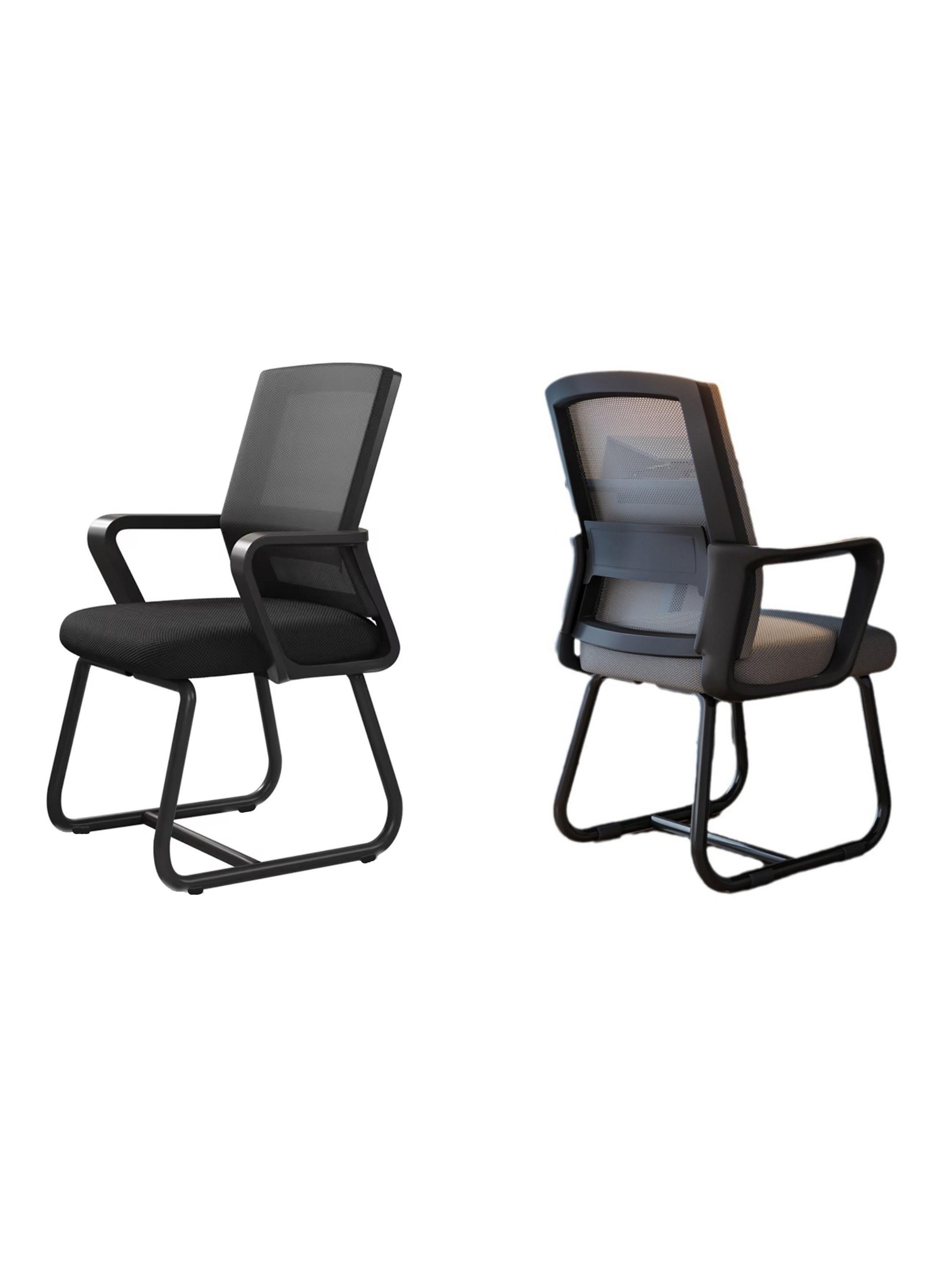 Silla de Escritorio Ergonómica Negra-2