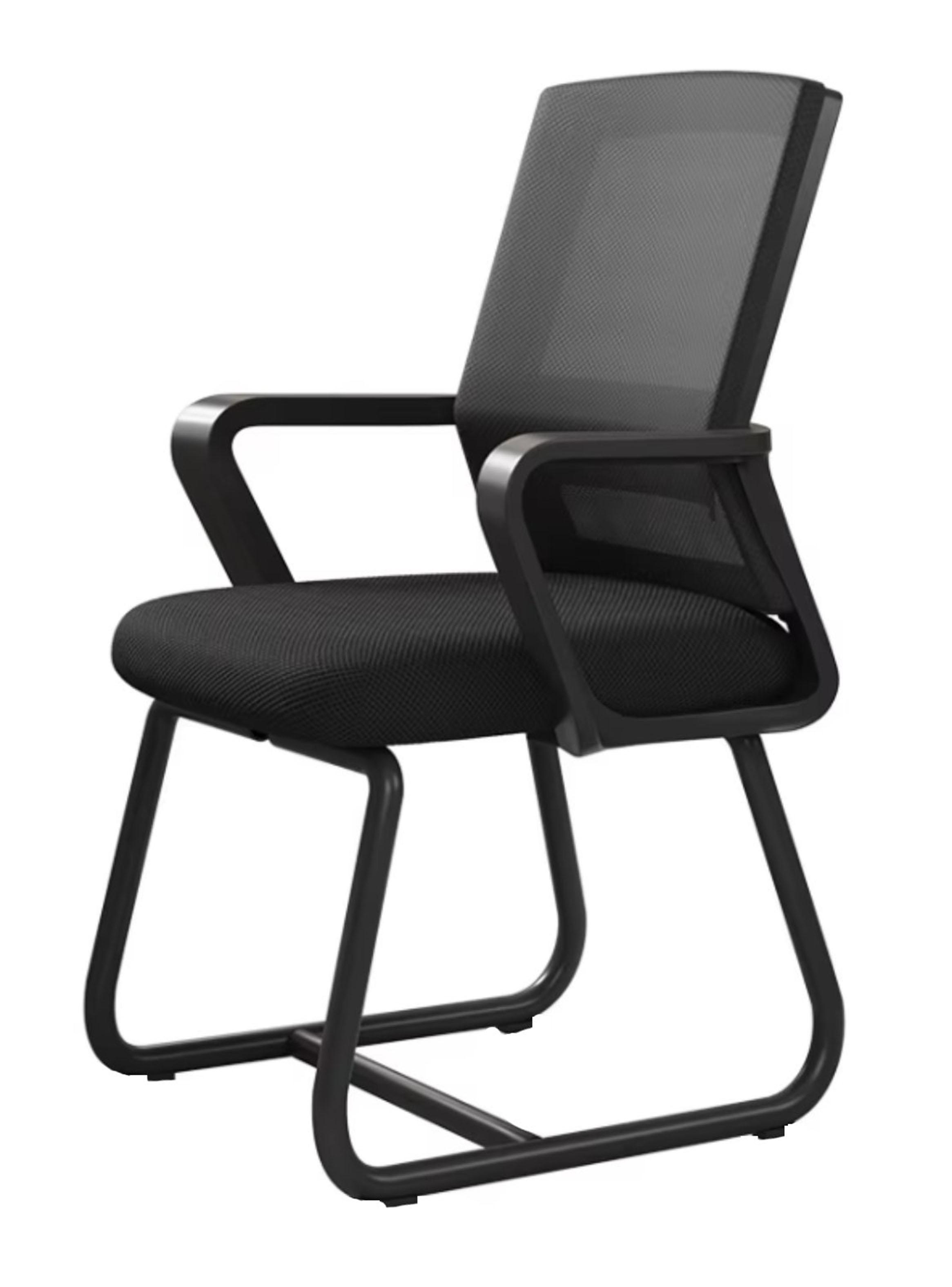 Silla de Escritorio Ergonómica Negra-0