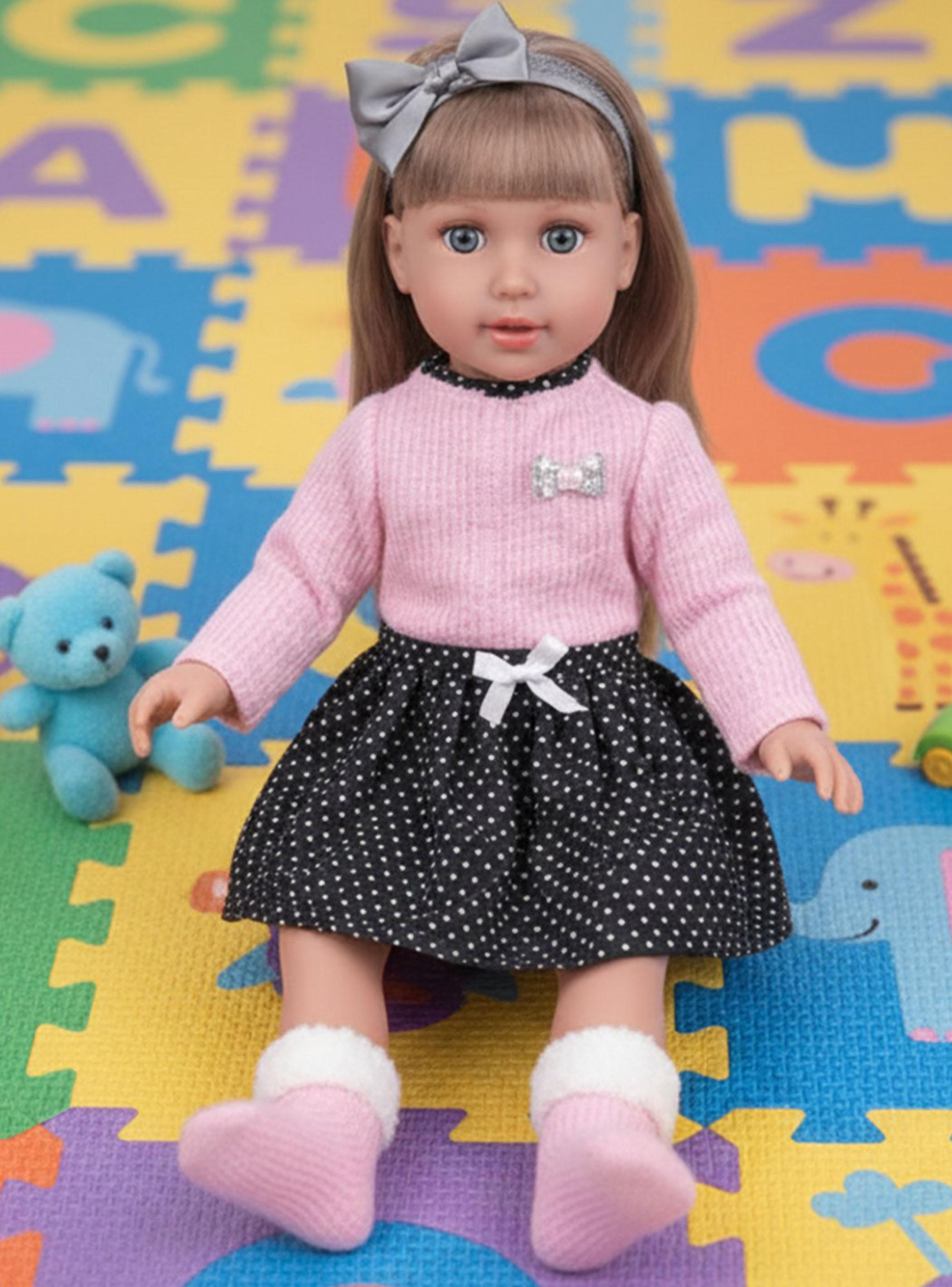 Muñeca de Apego Sofy 40cm Rosada-4