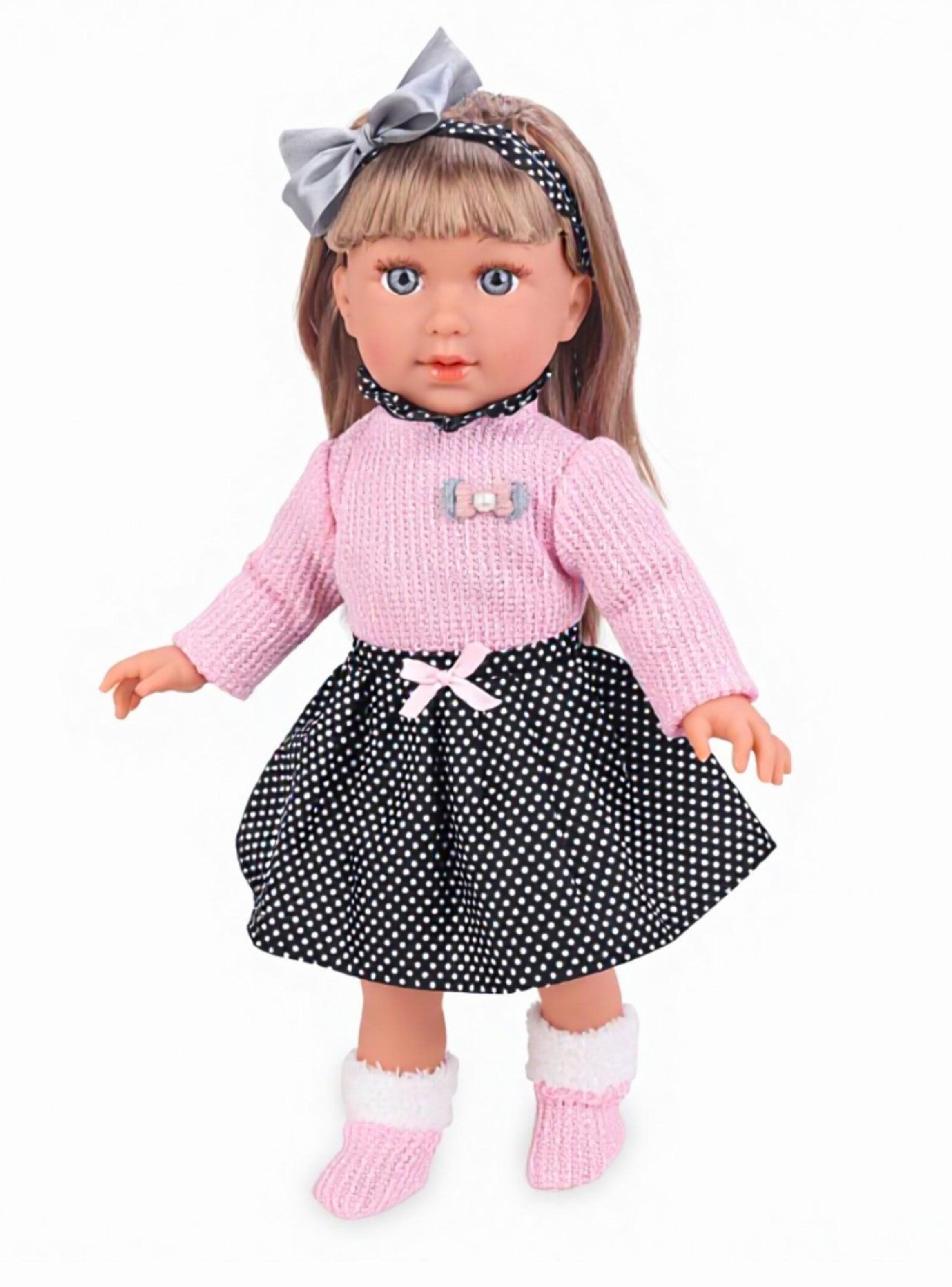 Muñeca de Apego Sofy 40cm Rosada-0