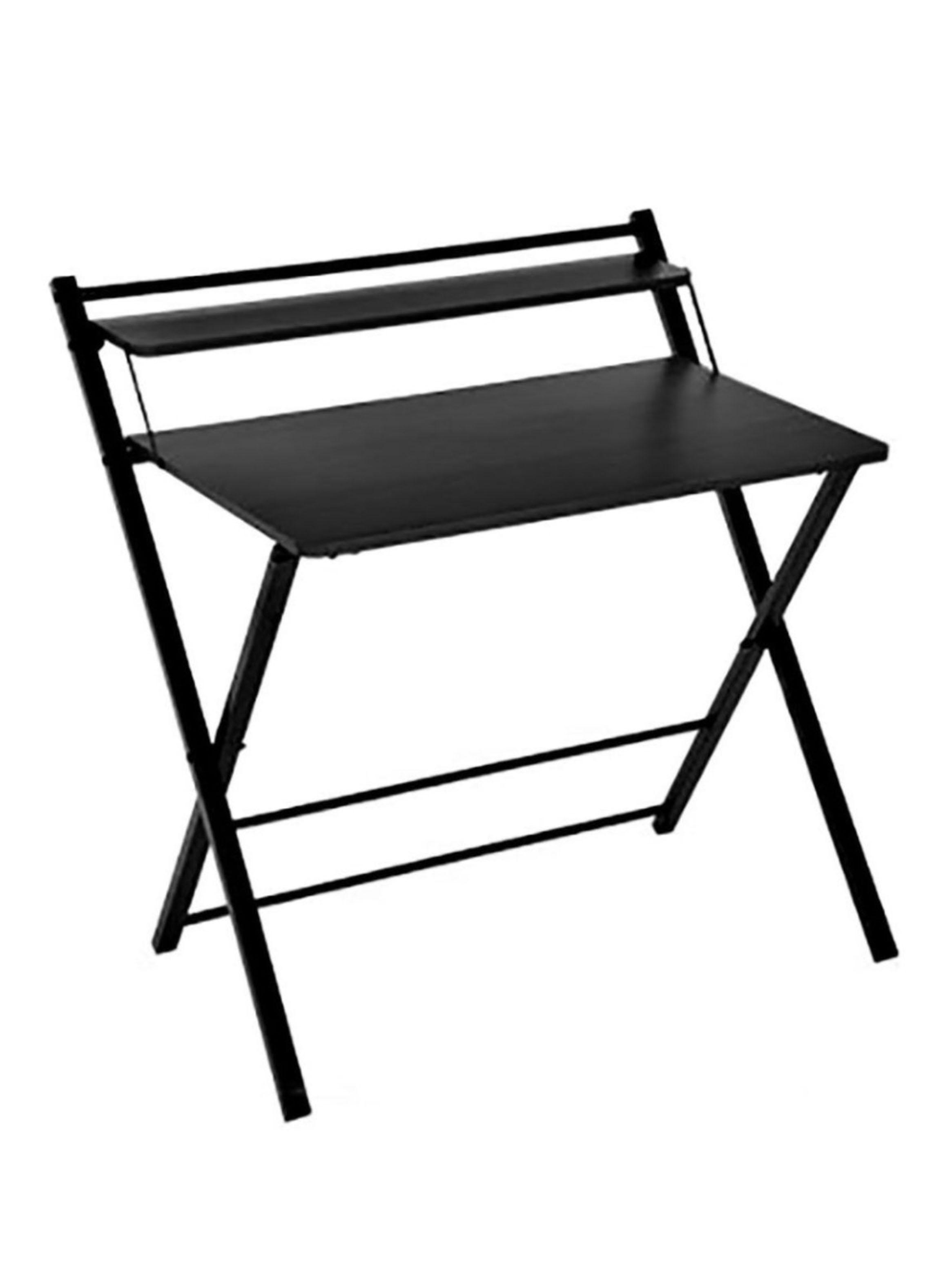 Escritorio Plegable Home Office Negro-0