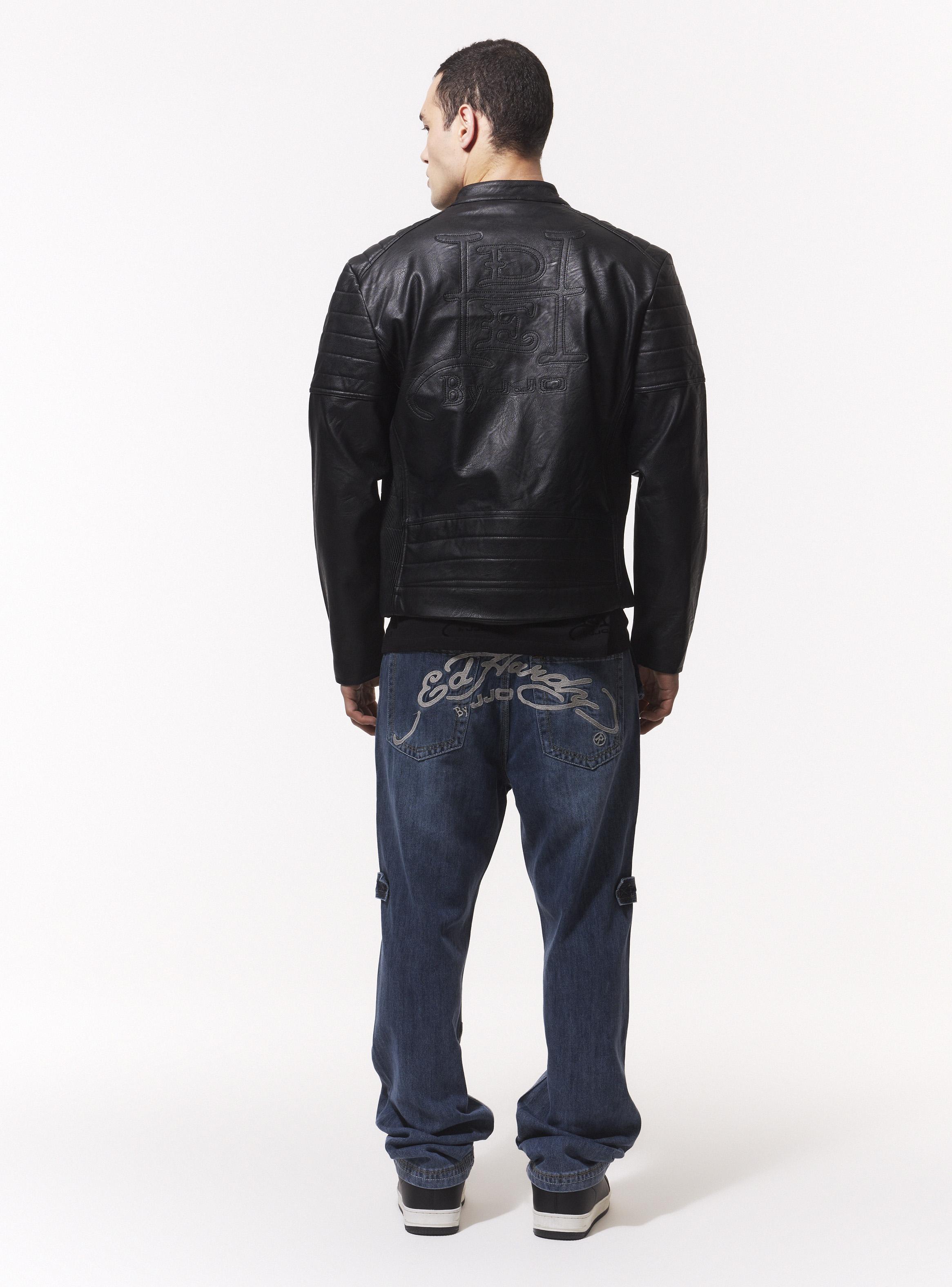 Chaqueta Biker Ed Hardy-5