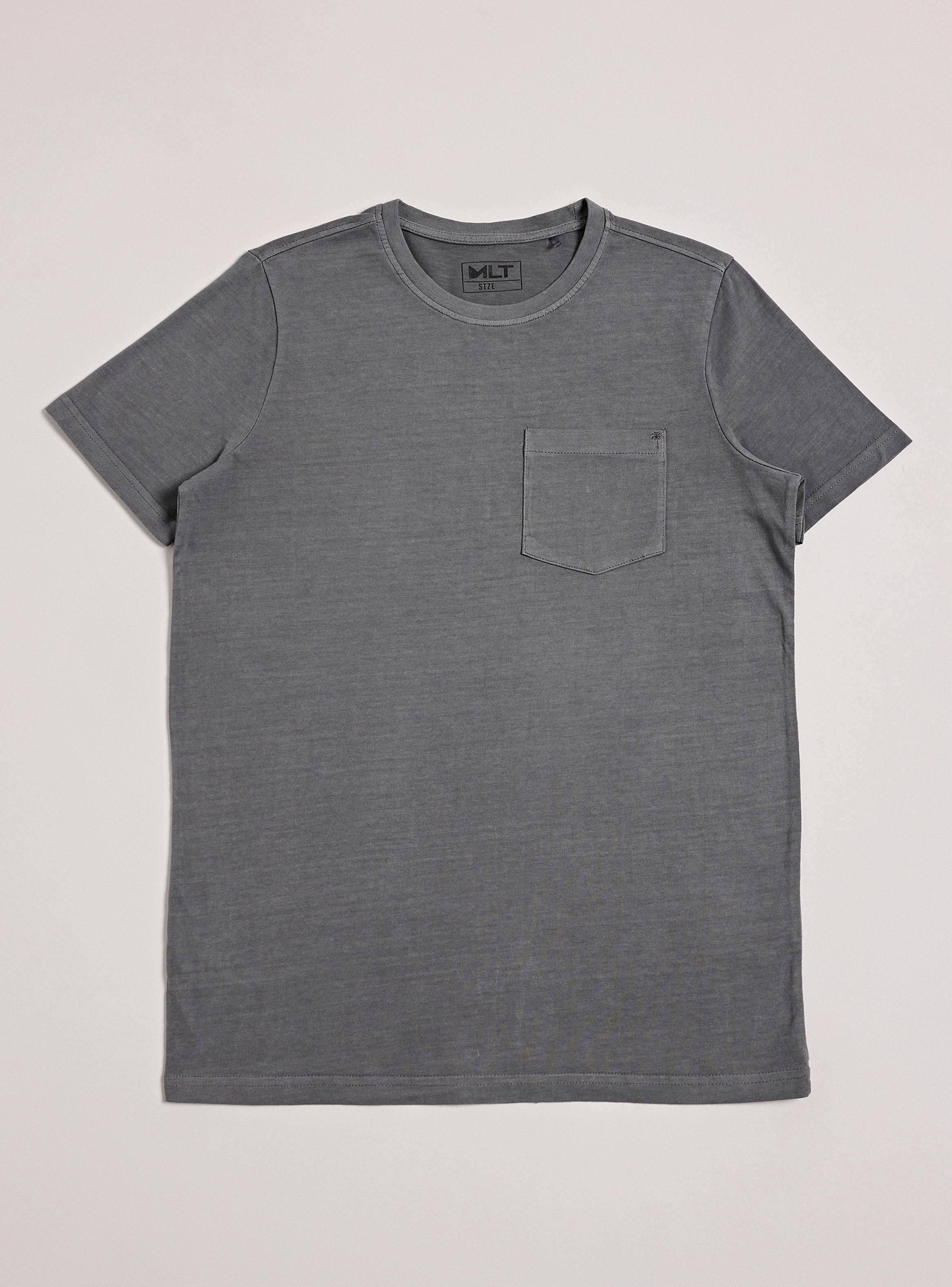 Polera Lavada con Bolsillo Mini Palmera-1