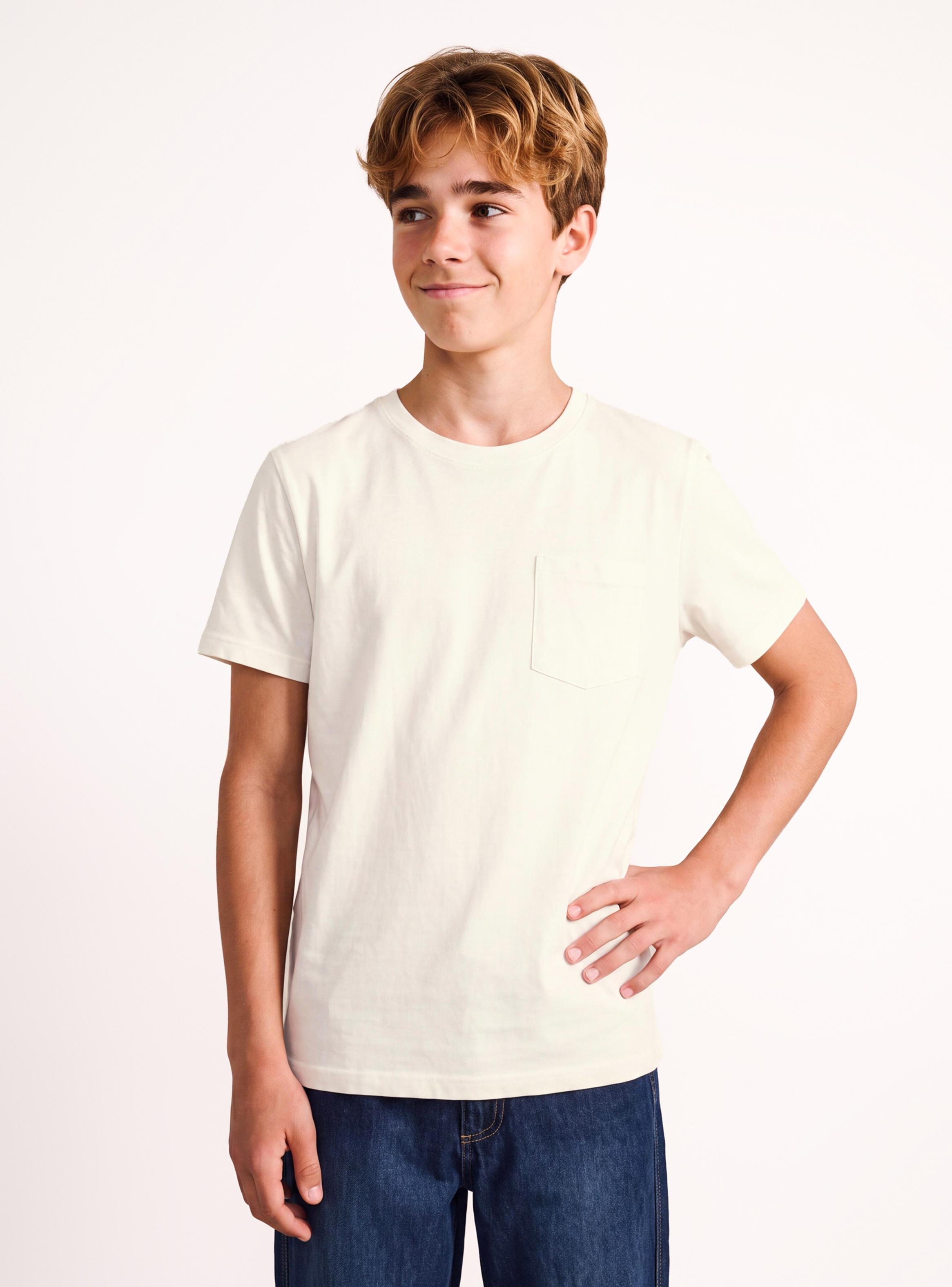 Polera Lavada con Bolsillo Mini Palmera-0