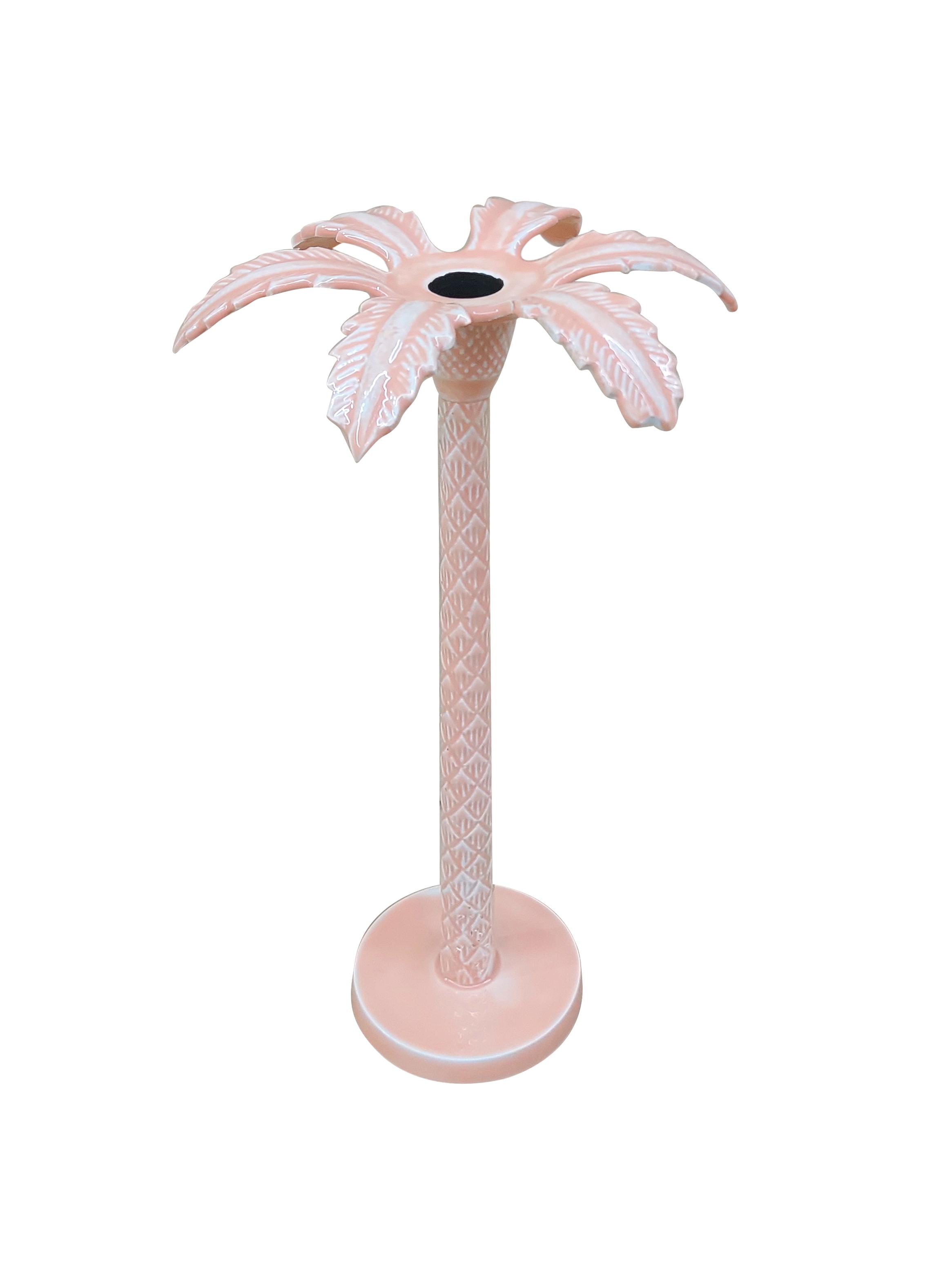 Candelabro Palmera Rosado M-1