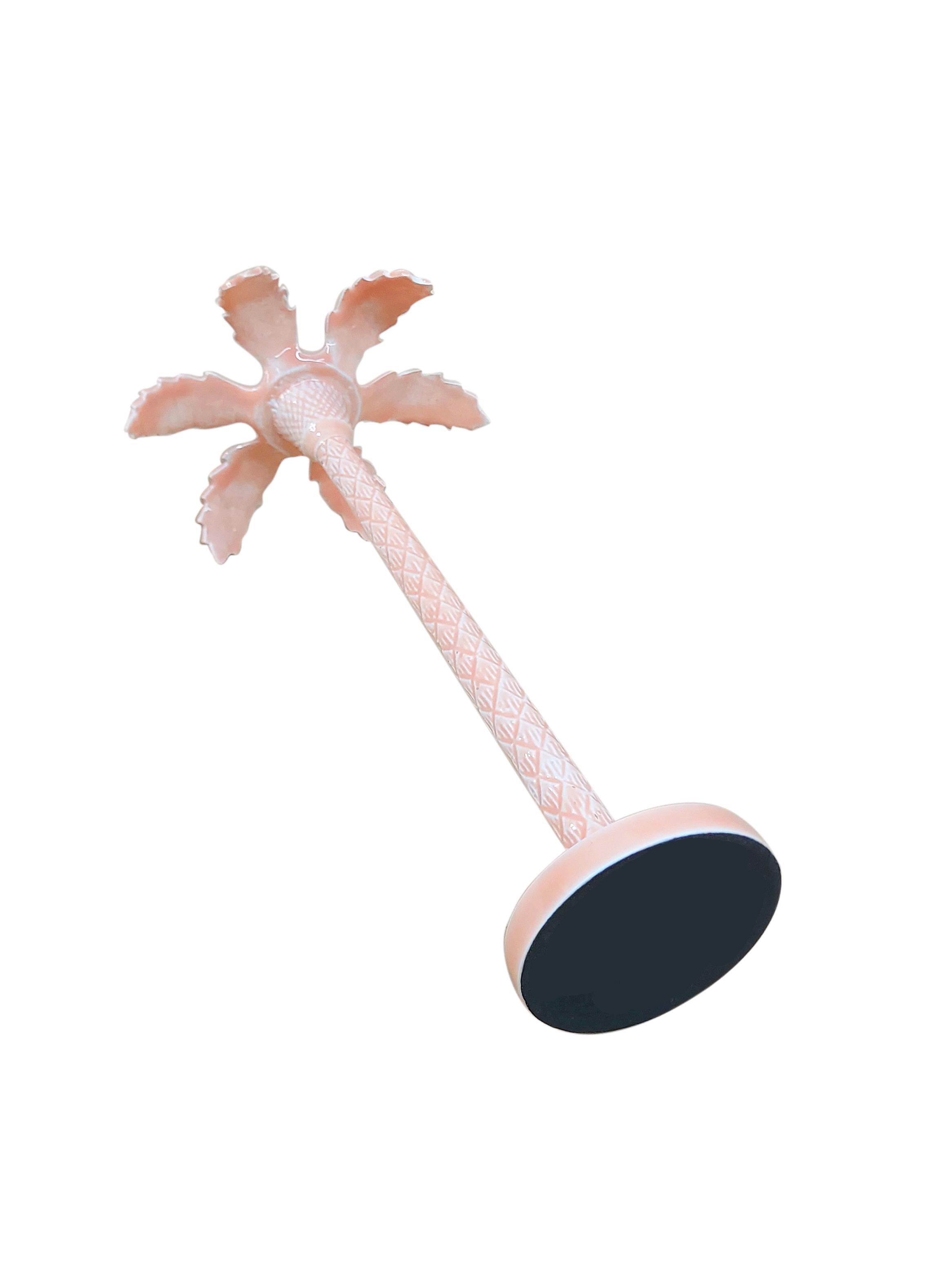 Candelabro Palmera Rosado M-3