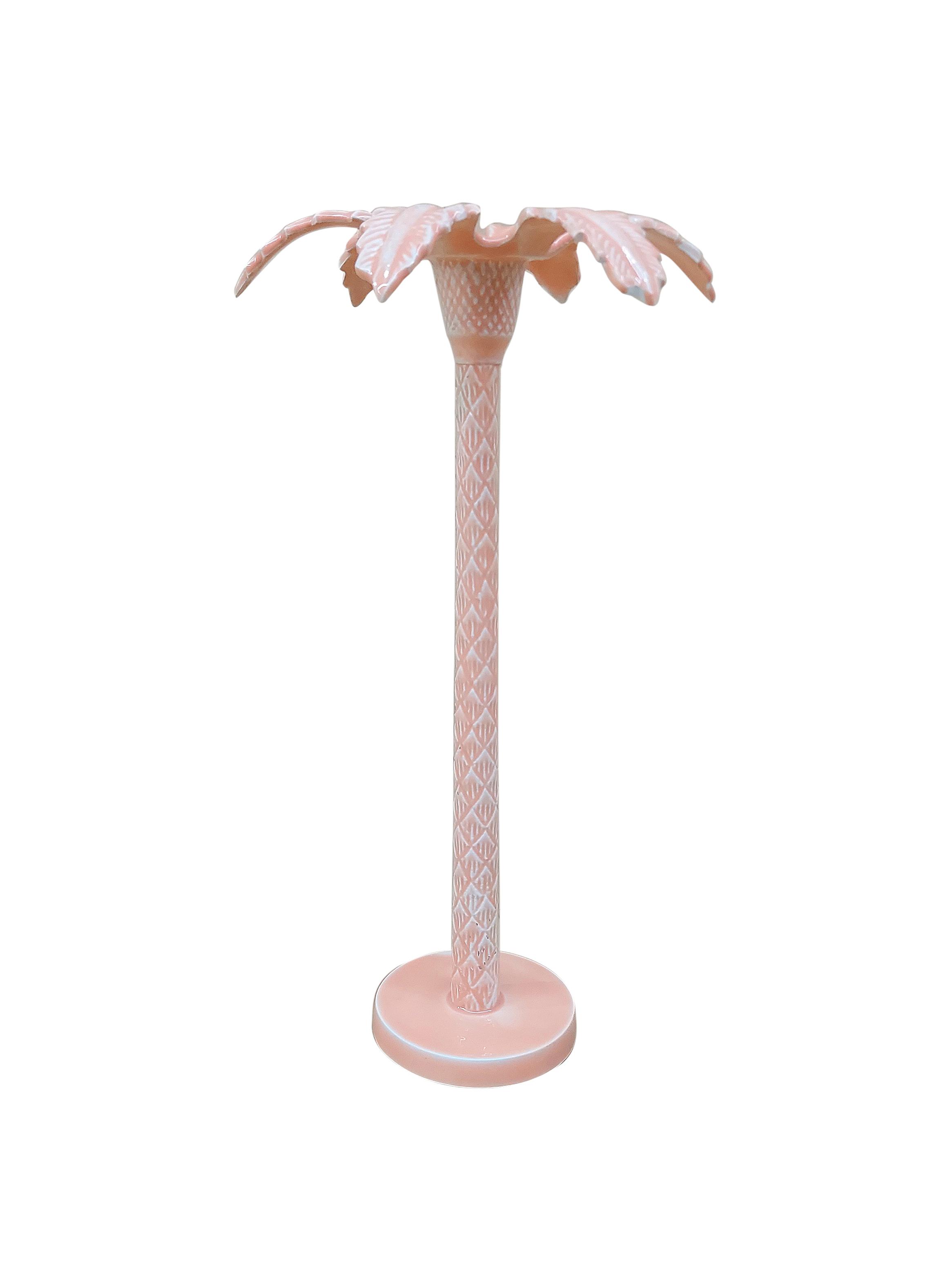 Candelabro Palmera Rosado M-0