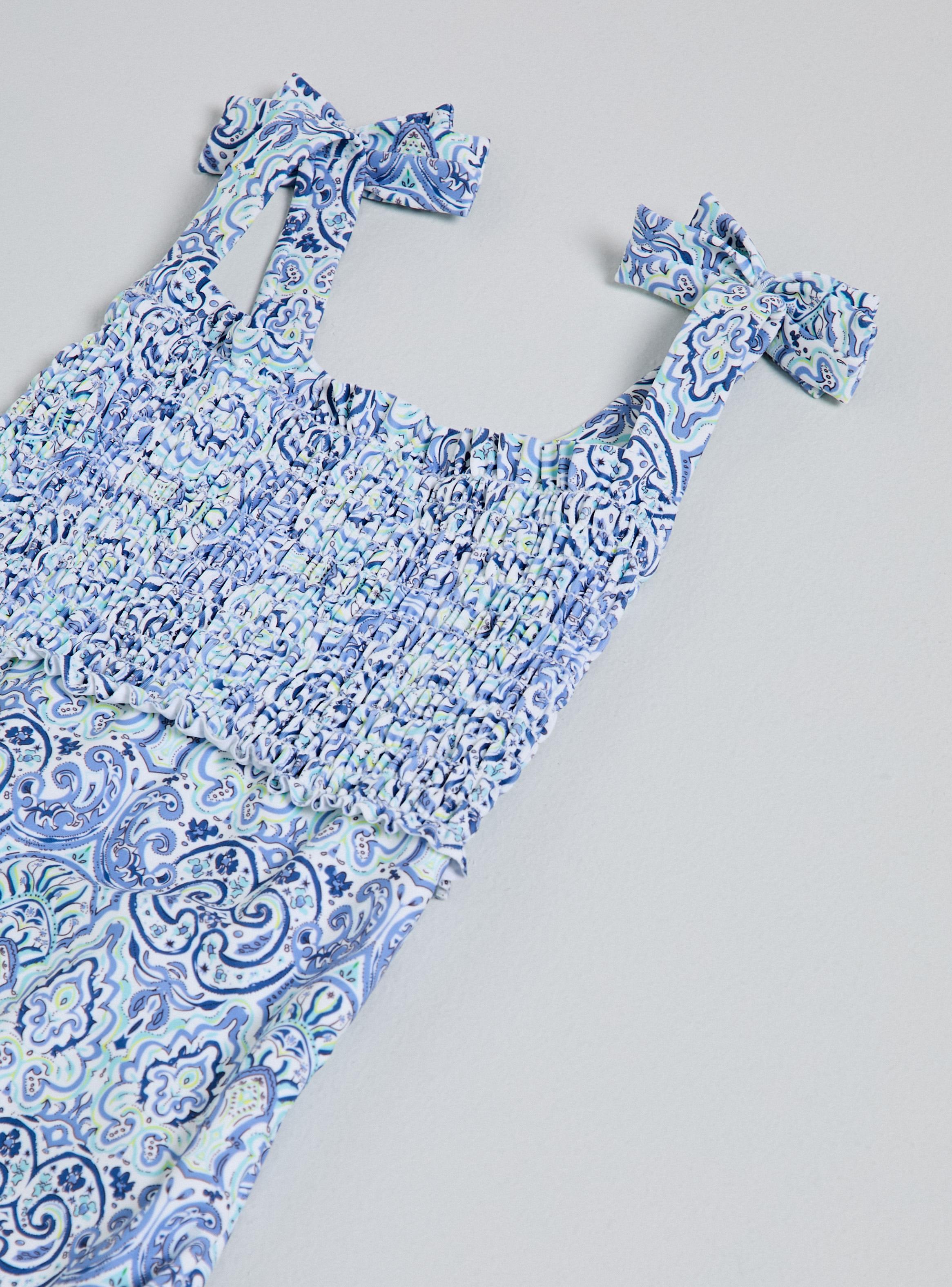 Traje de Baño Panal de Abeja Full Estampado-3