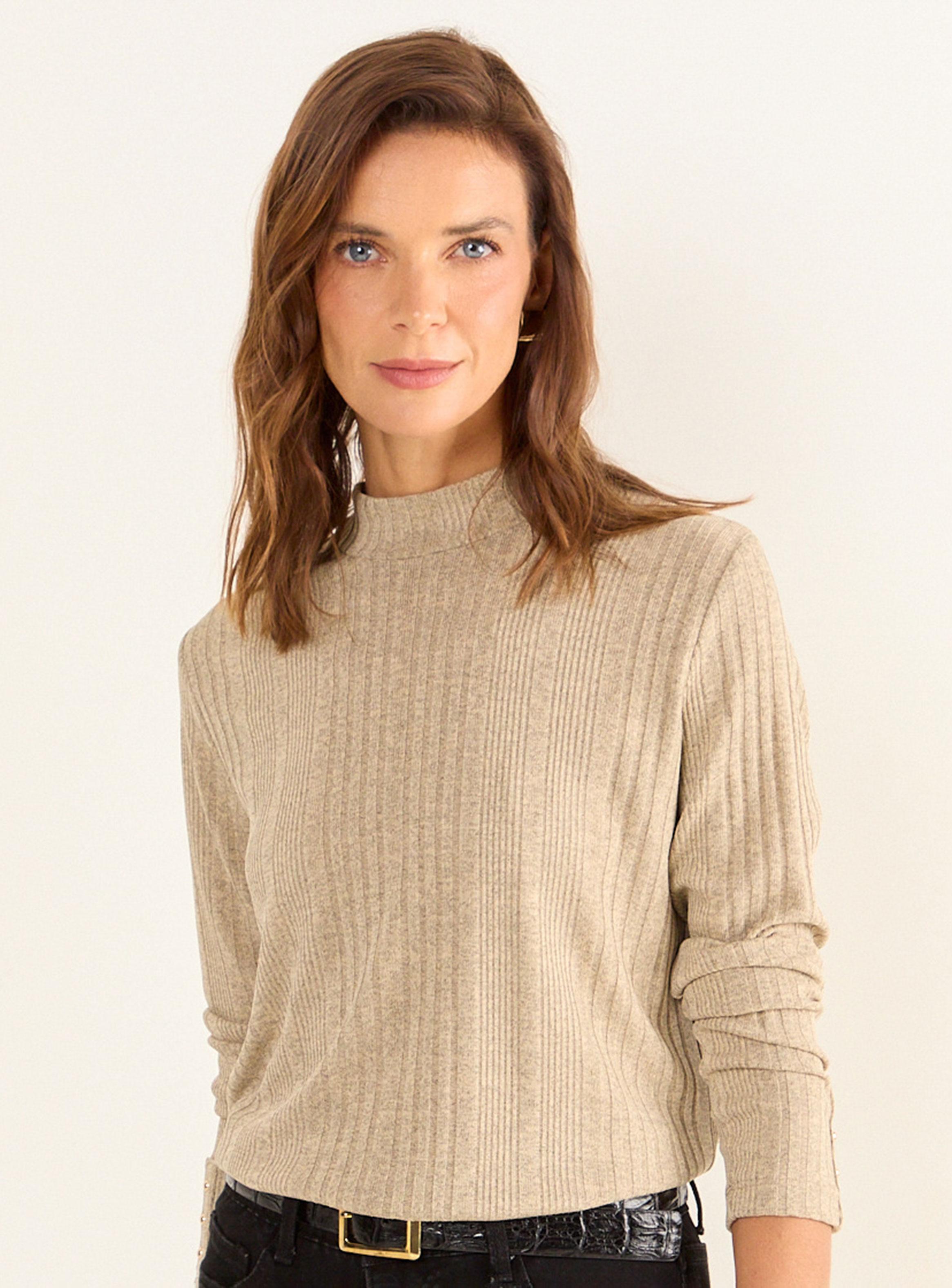 Polera Cuello Alto Regular-0