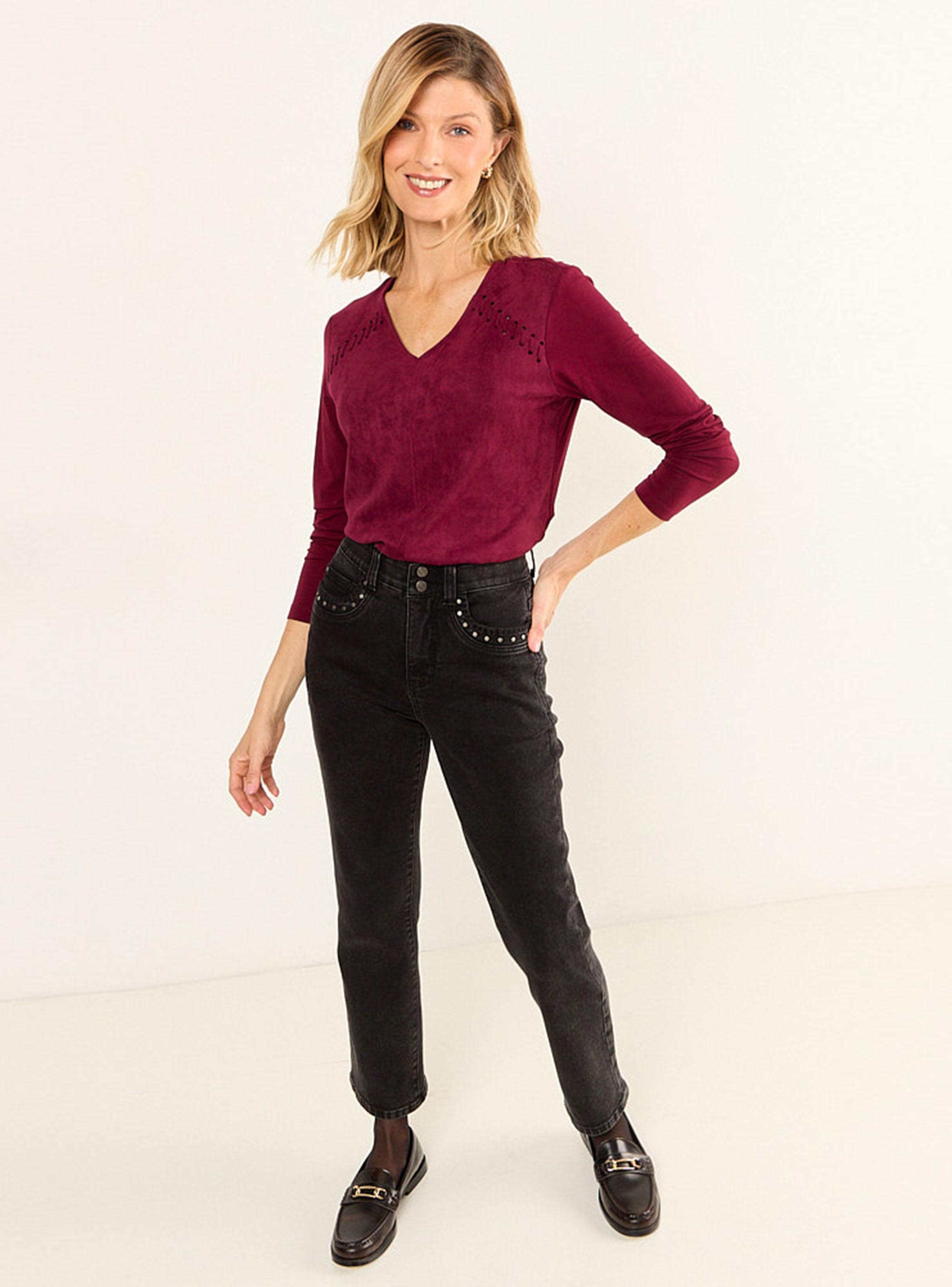 Polera Print Suede-4