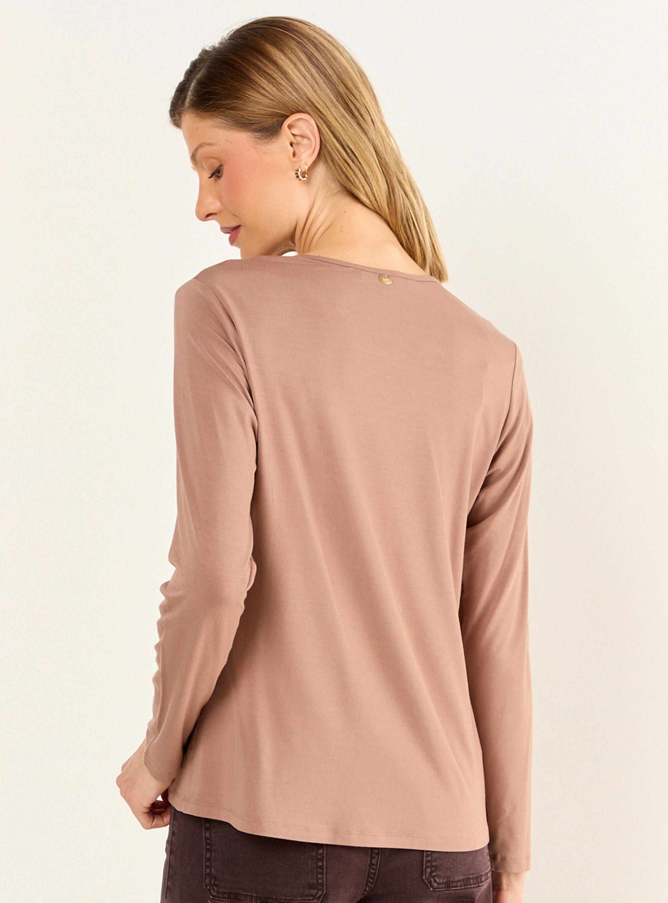 Polera Doble Tela Estampada Flor-1