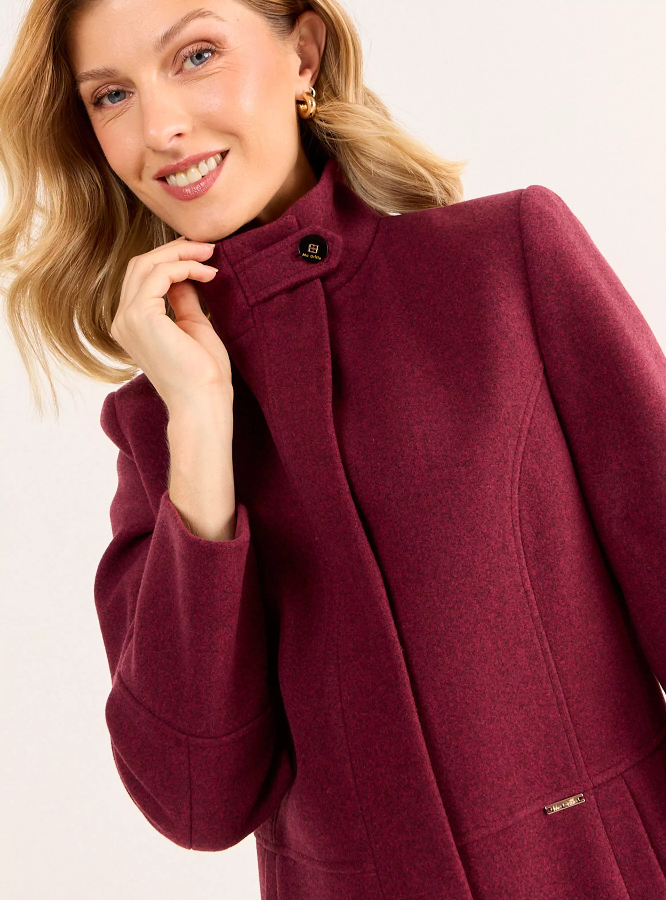 Abrigo Chaquetón Cuello Alto-3