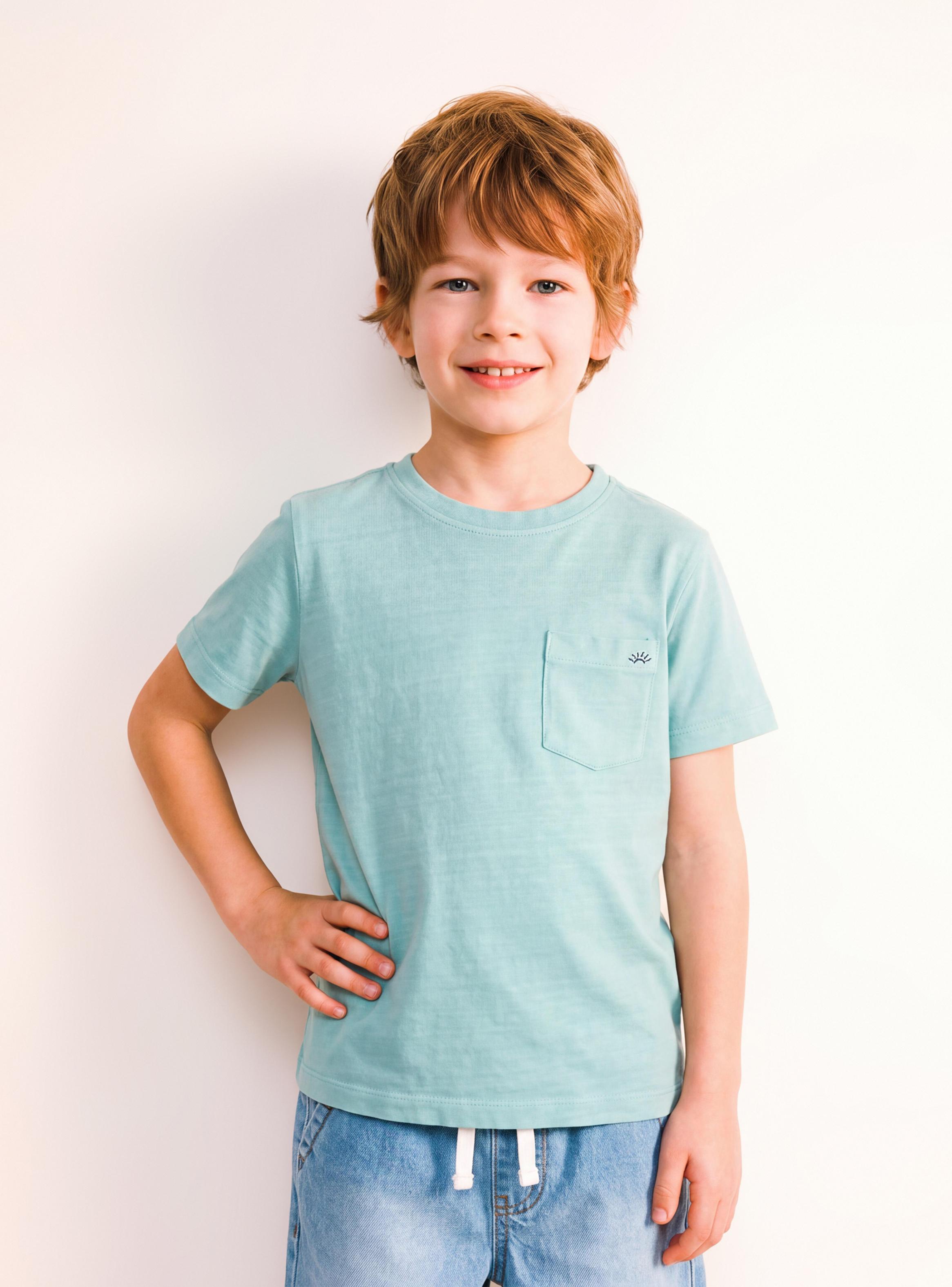 Polera Lavada Acid Wash con Bolsillo Frontal-0