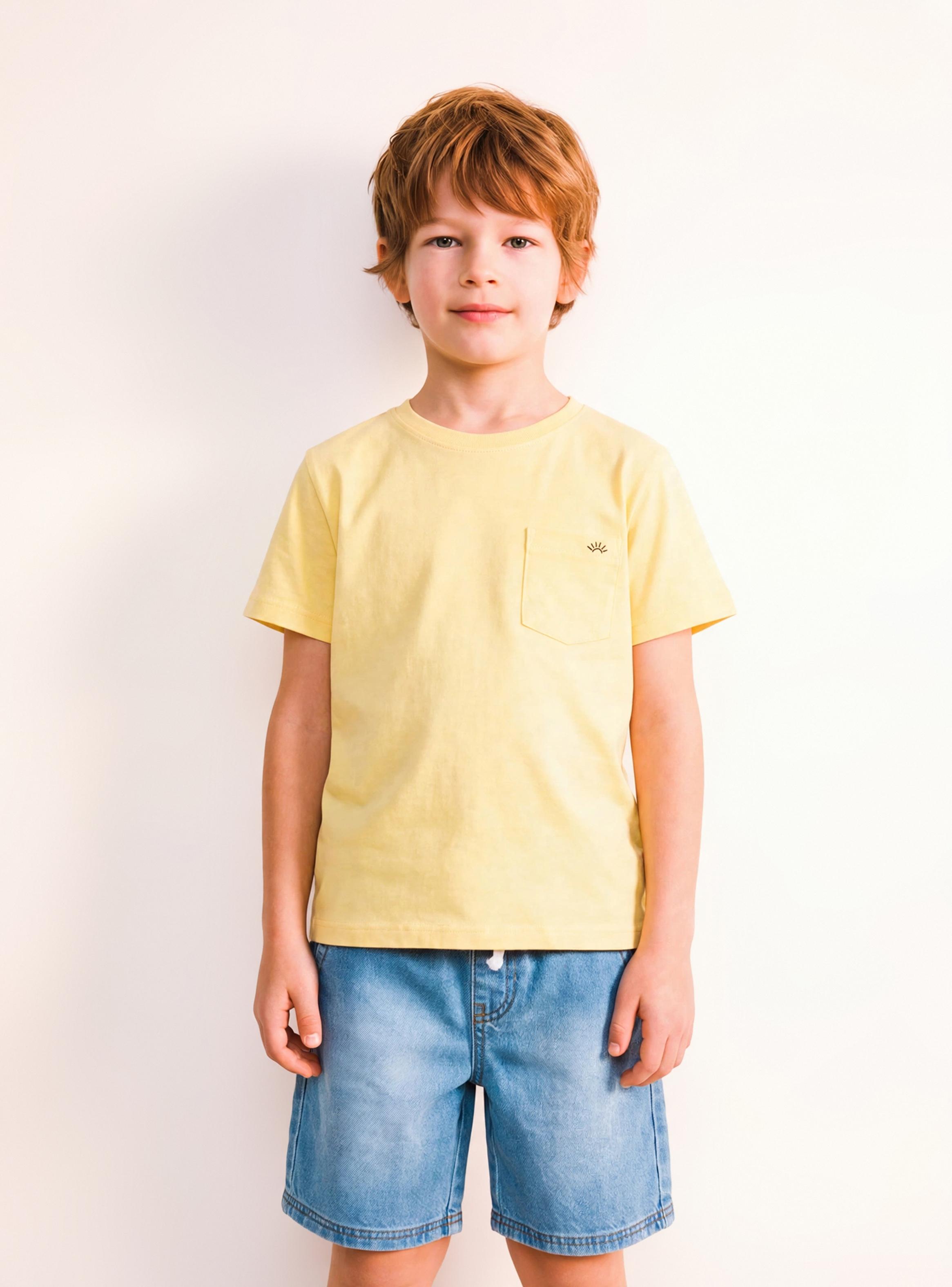 Polera Lavada Acid Wash con Bolsillo Frontal-0
