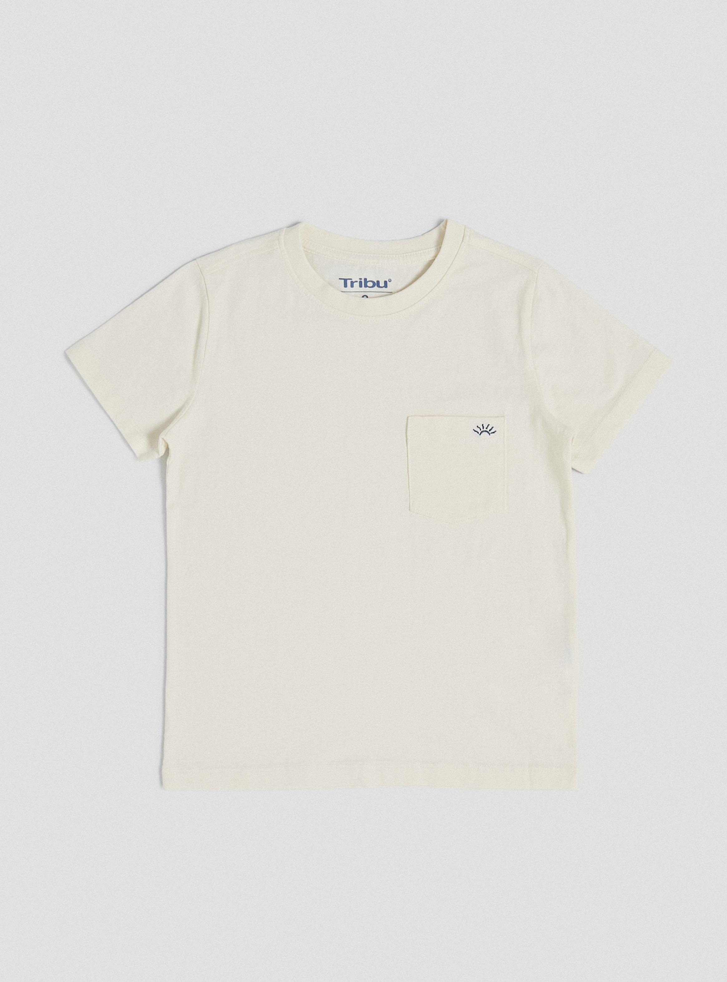 Polera Lavada Acid Wash con Bolsillo Frontal-0