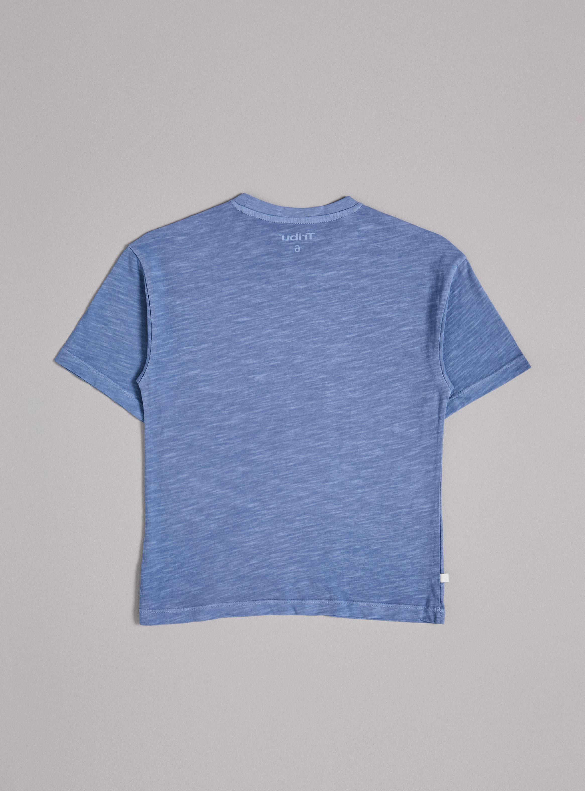 Polera Acid Wash con Estampado Grande Frontal-2
