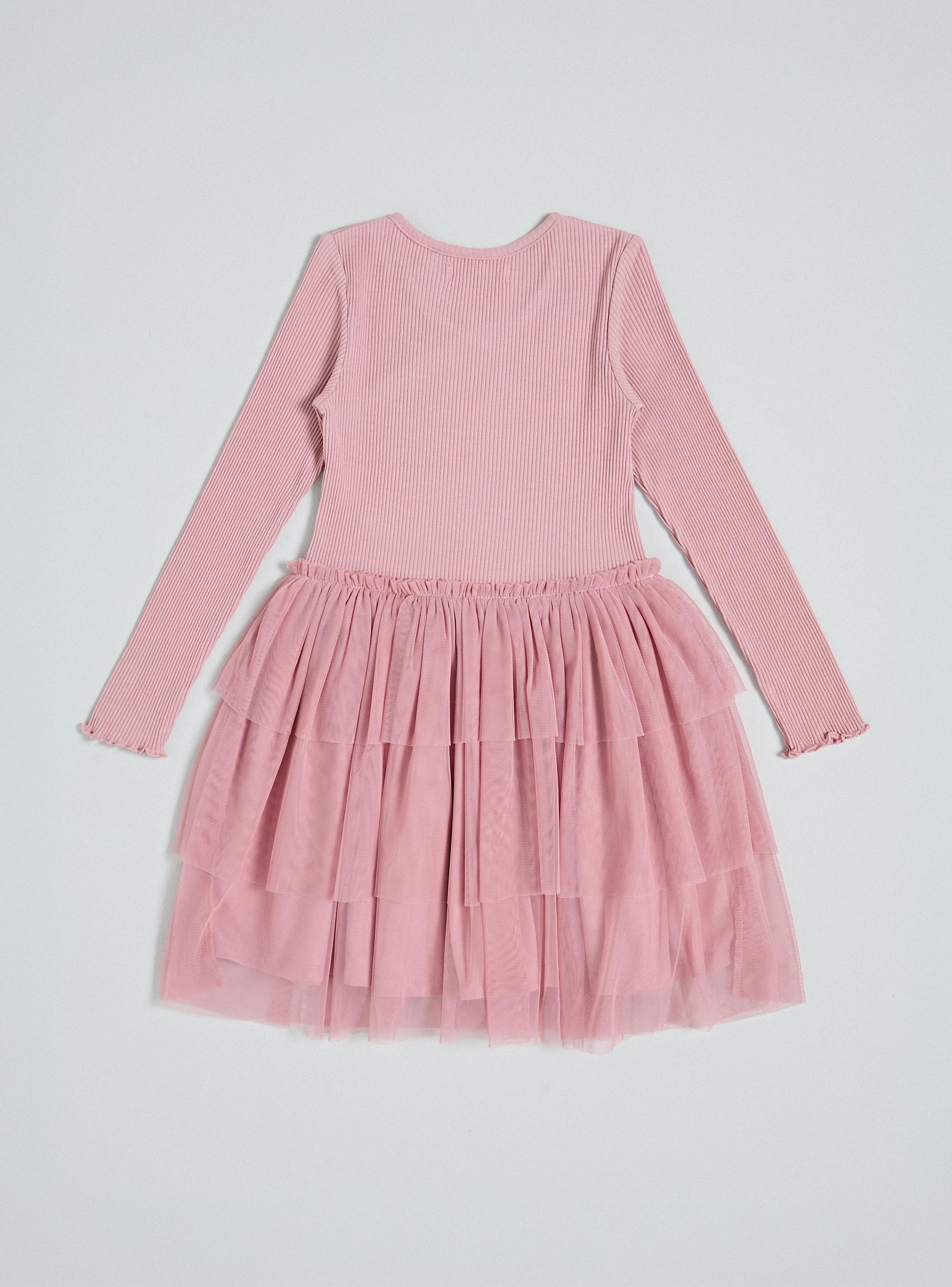 Vestido Tipo Bailarina con Tul Estilo Tutú-2