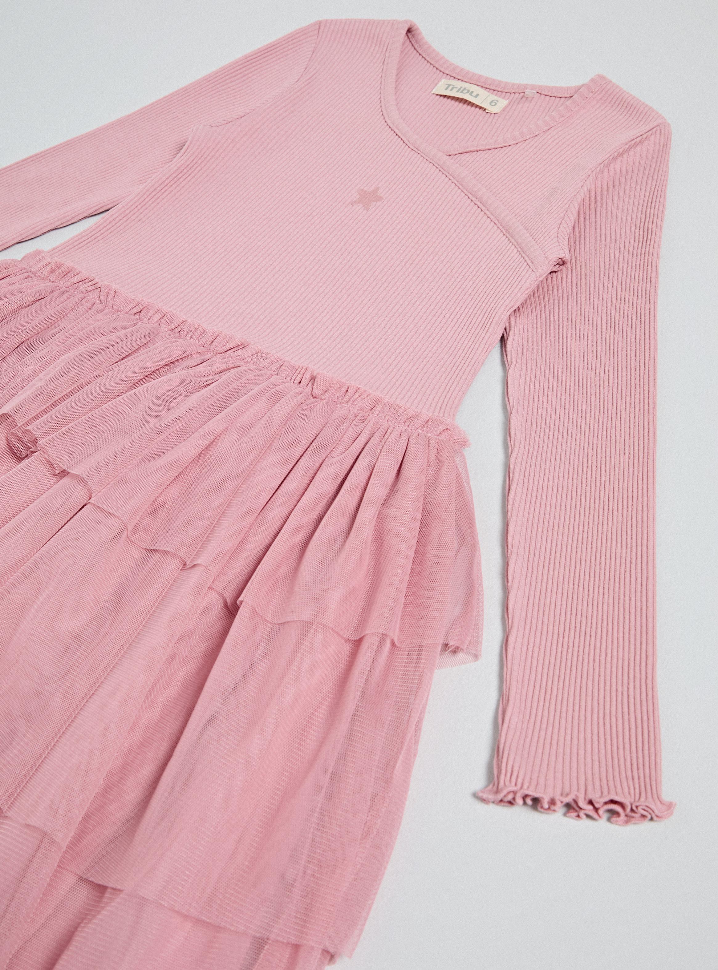 Vestido Tipo Bailarina con Tul Estilo Tutú-3
