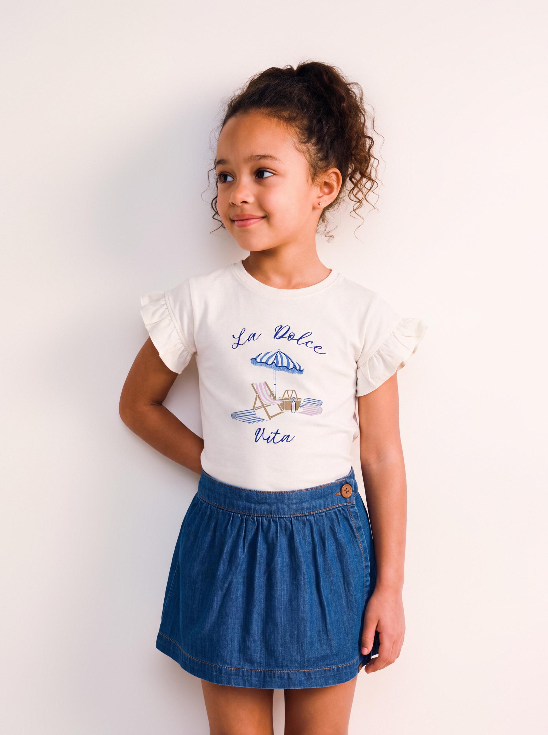 Polera Diseño Veraniego con Aplicaciones-0