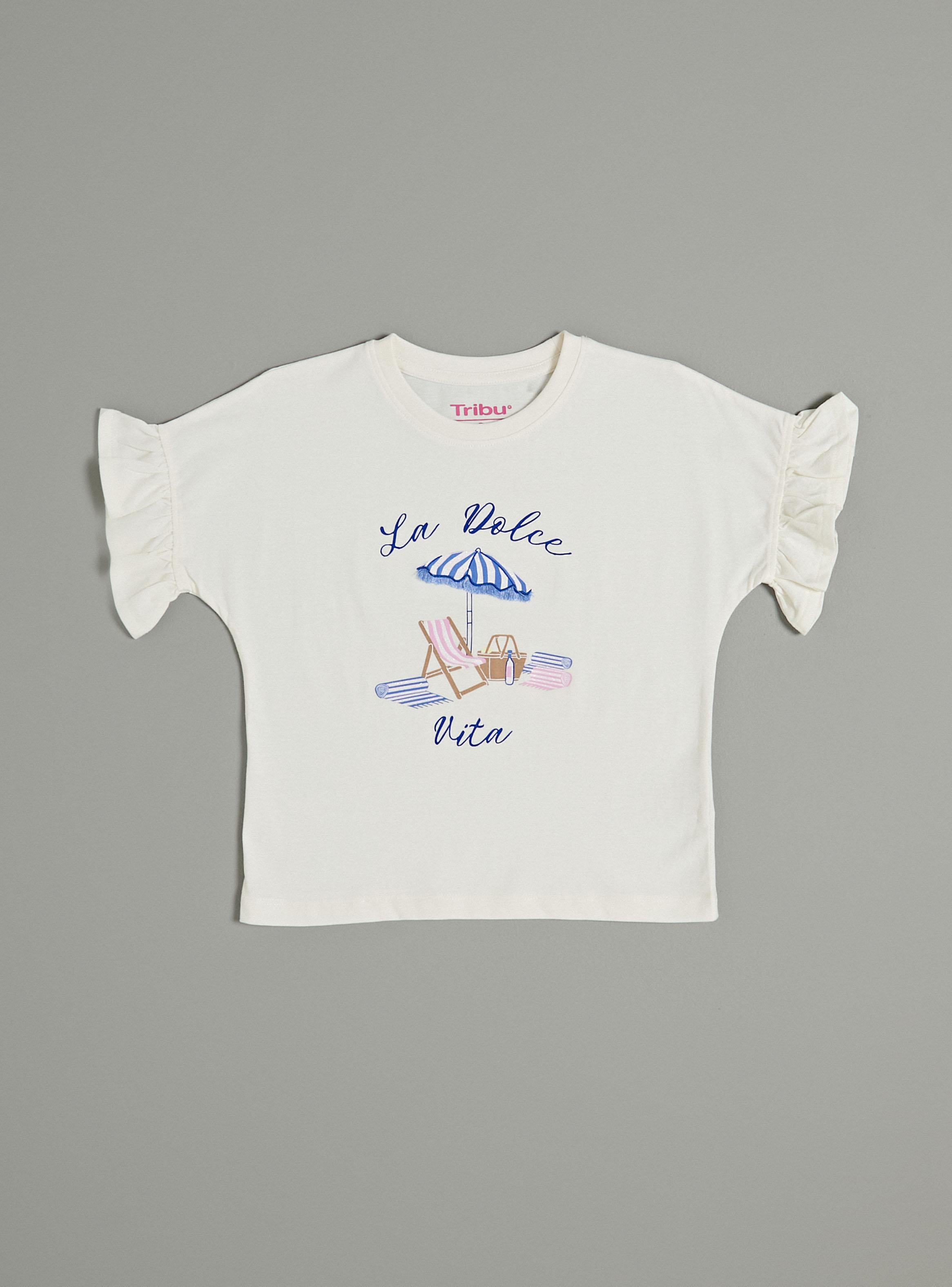 Polera Diseño Veraniego con Aplicaciones-1