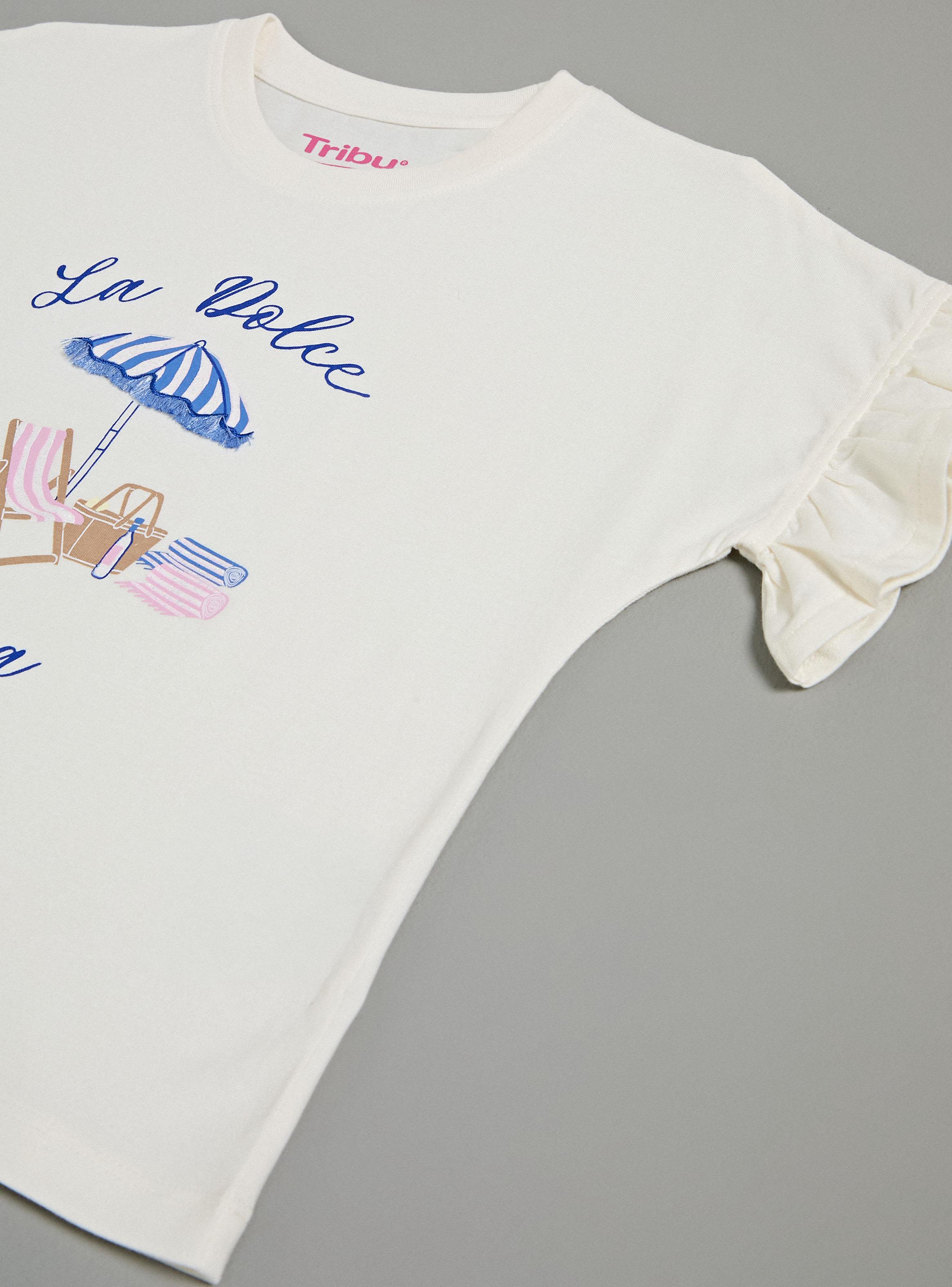 Polera Diseño Veraniego con Aplicaciones-3