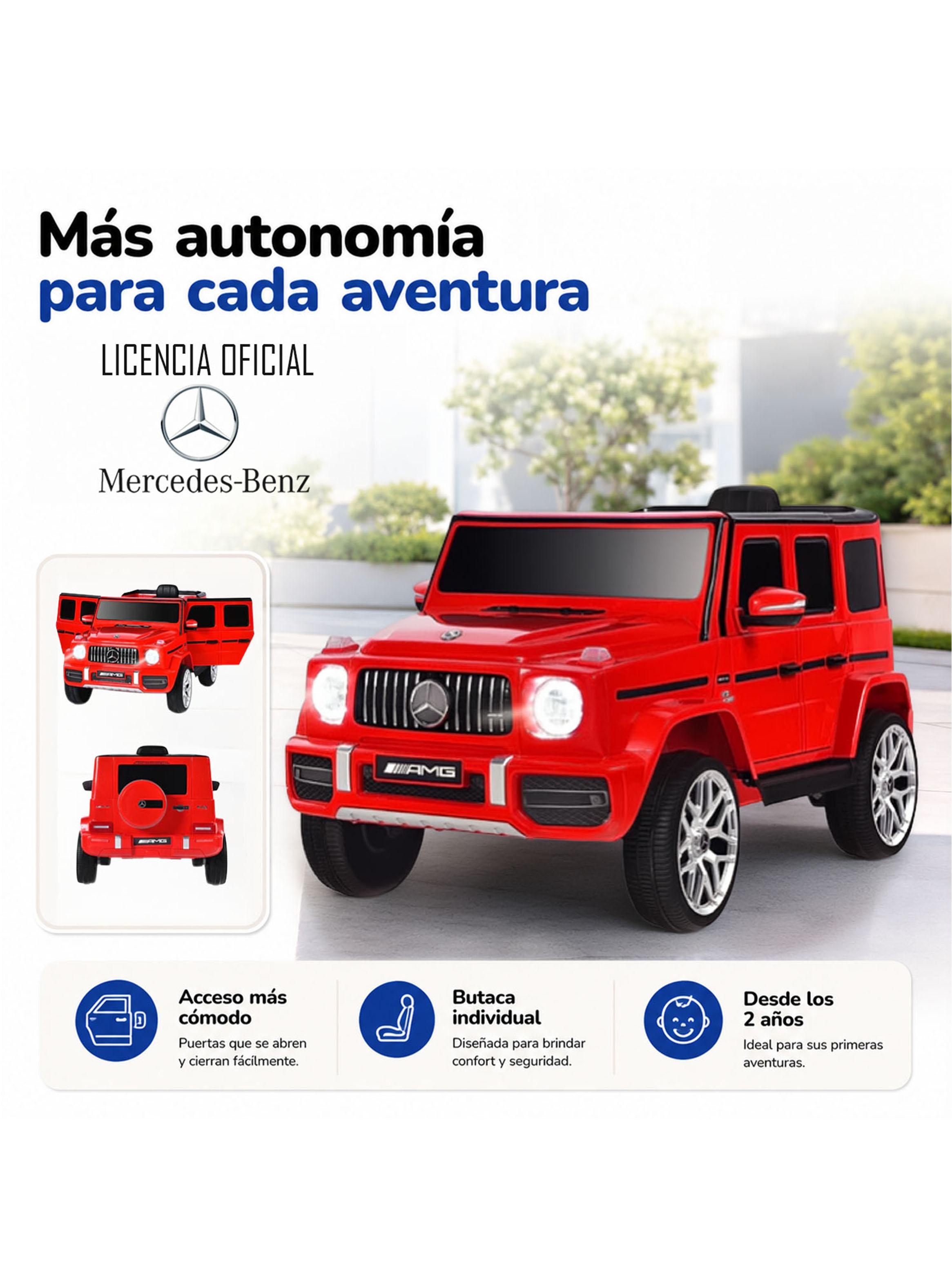 Jeep a Batería Mercedes G63 Rojo-4