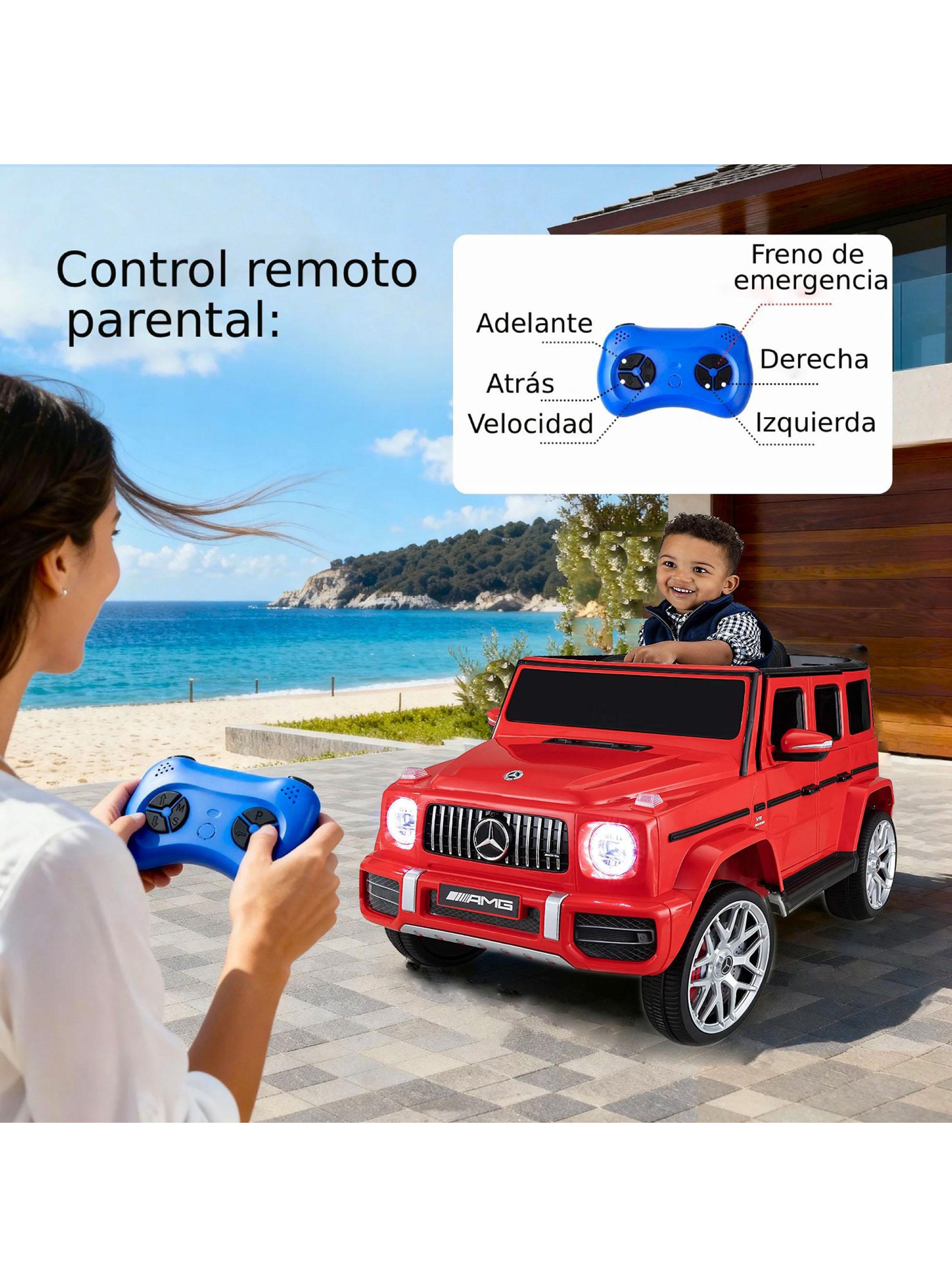 Jeep a Batería Mercedes G63 Rojo-5