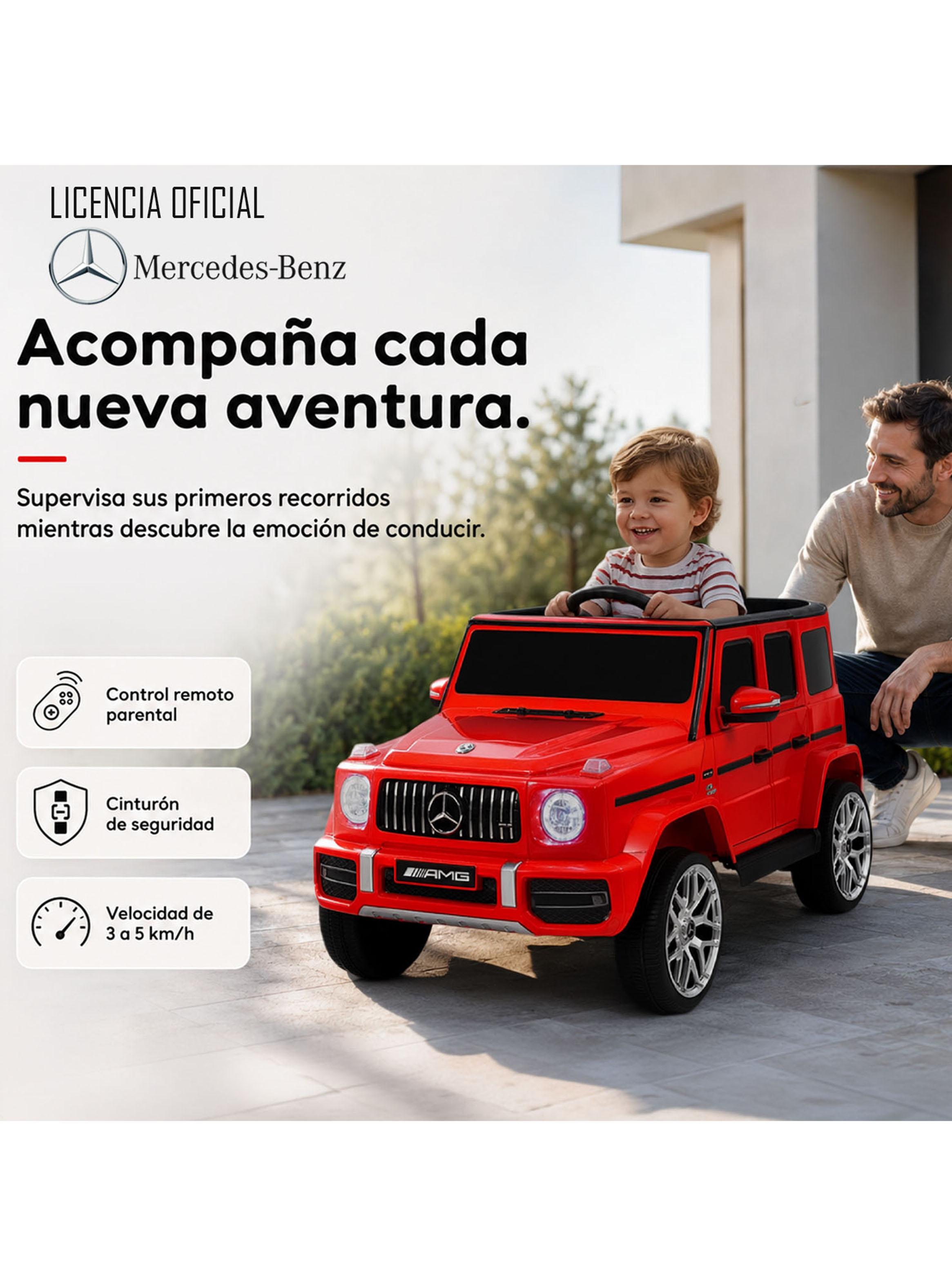Jeep a Batería Mercedes G63 Rojo-2