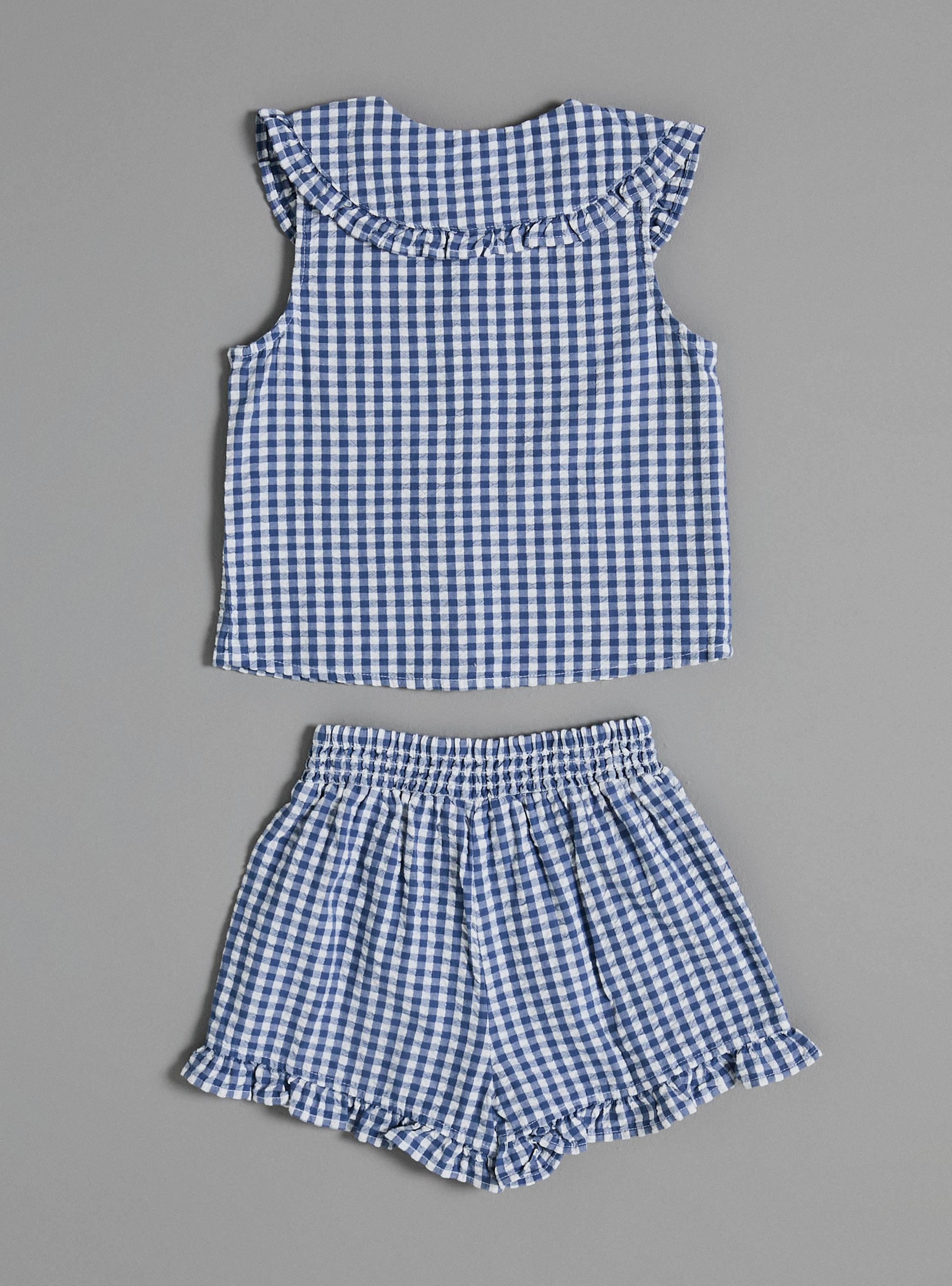 Conjunto Short y Top con Cuello Bobo-2