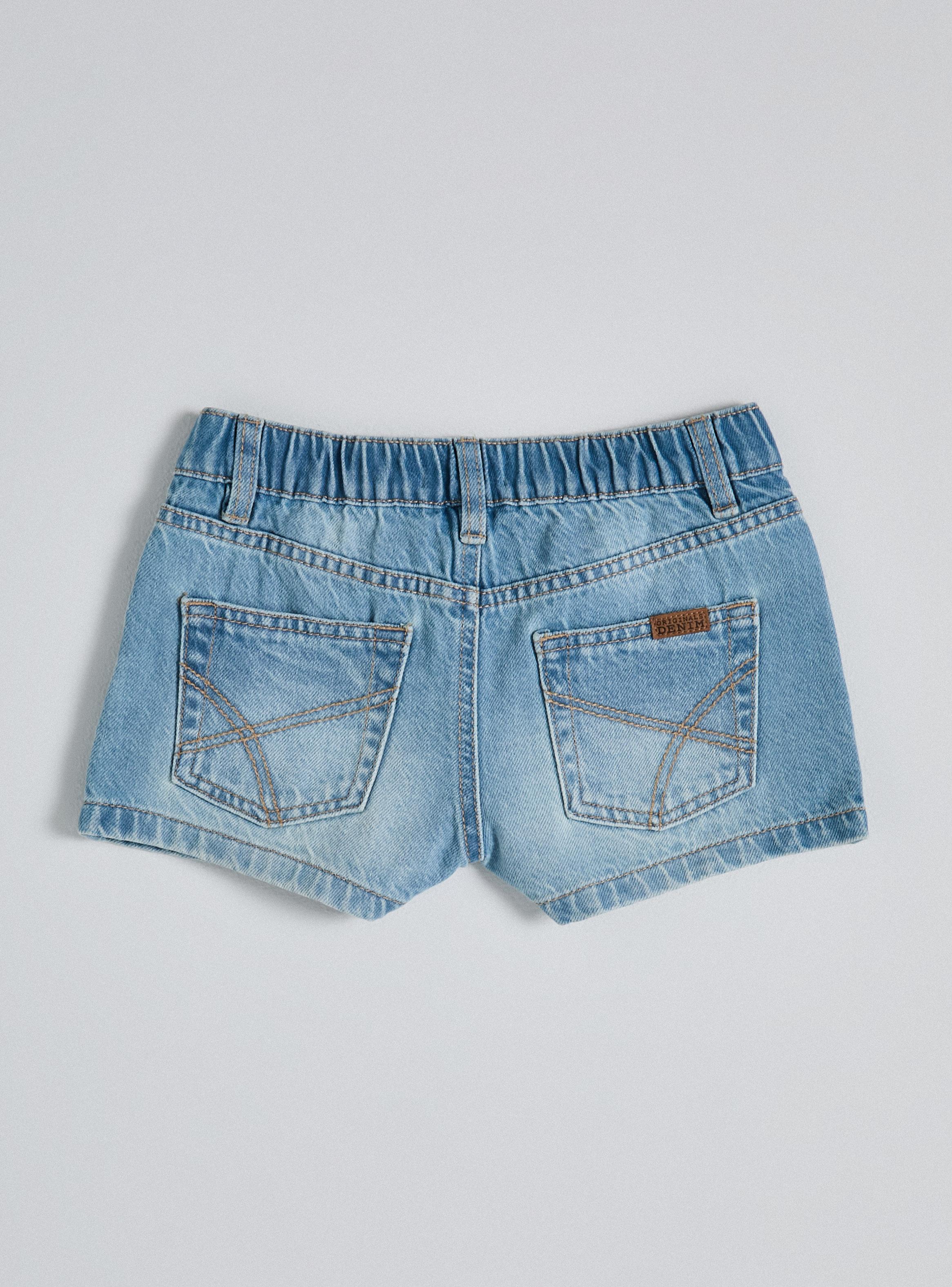 Short Botones Denim Niña-2