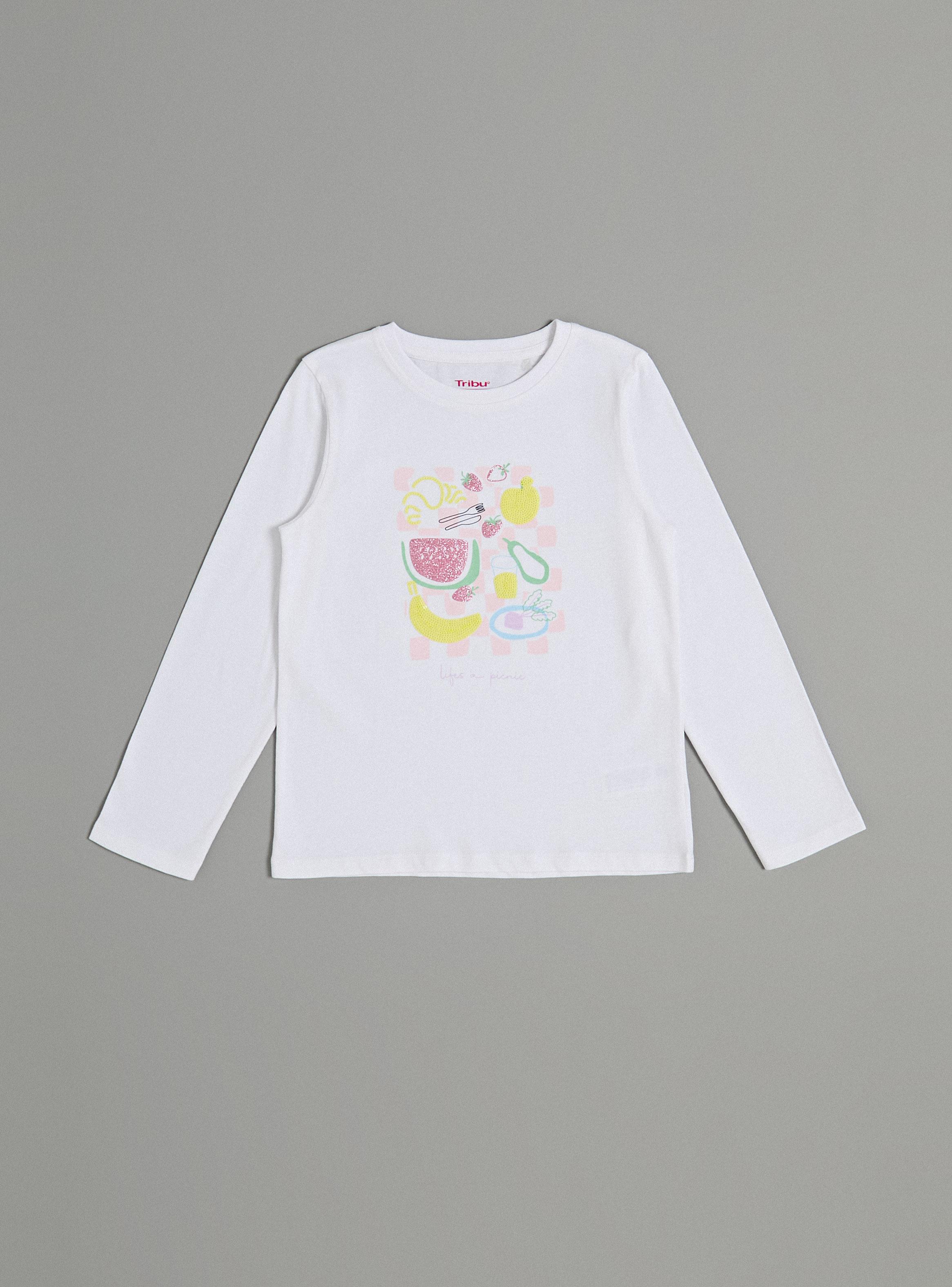 Polera Diseño Frontal con Aplicaciones Texturas-1