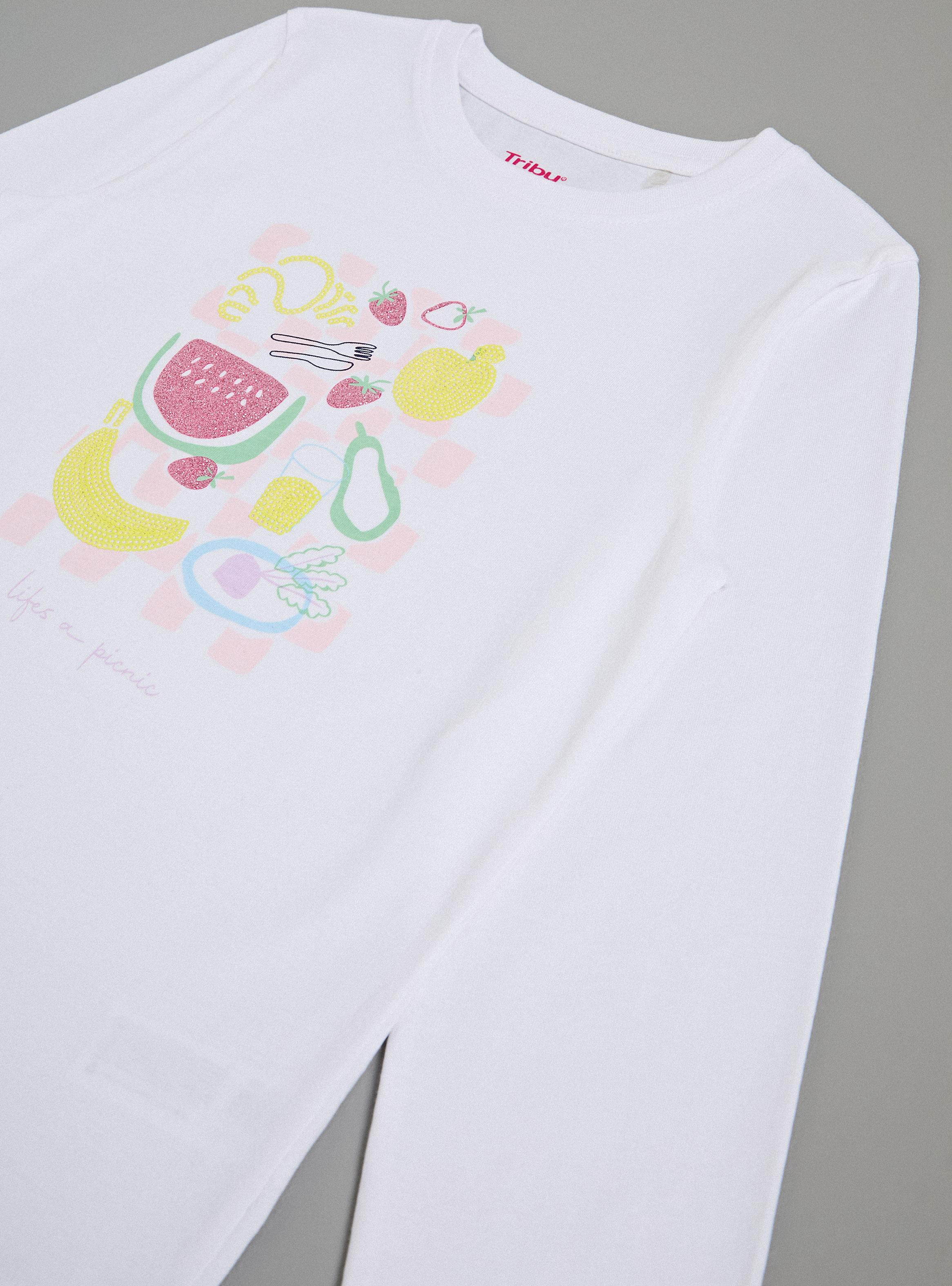 Polera Diseño Frontal con Aplicaciones Texturas-3