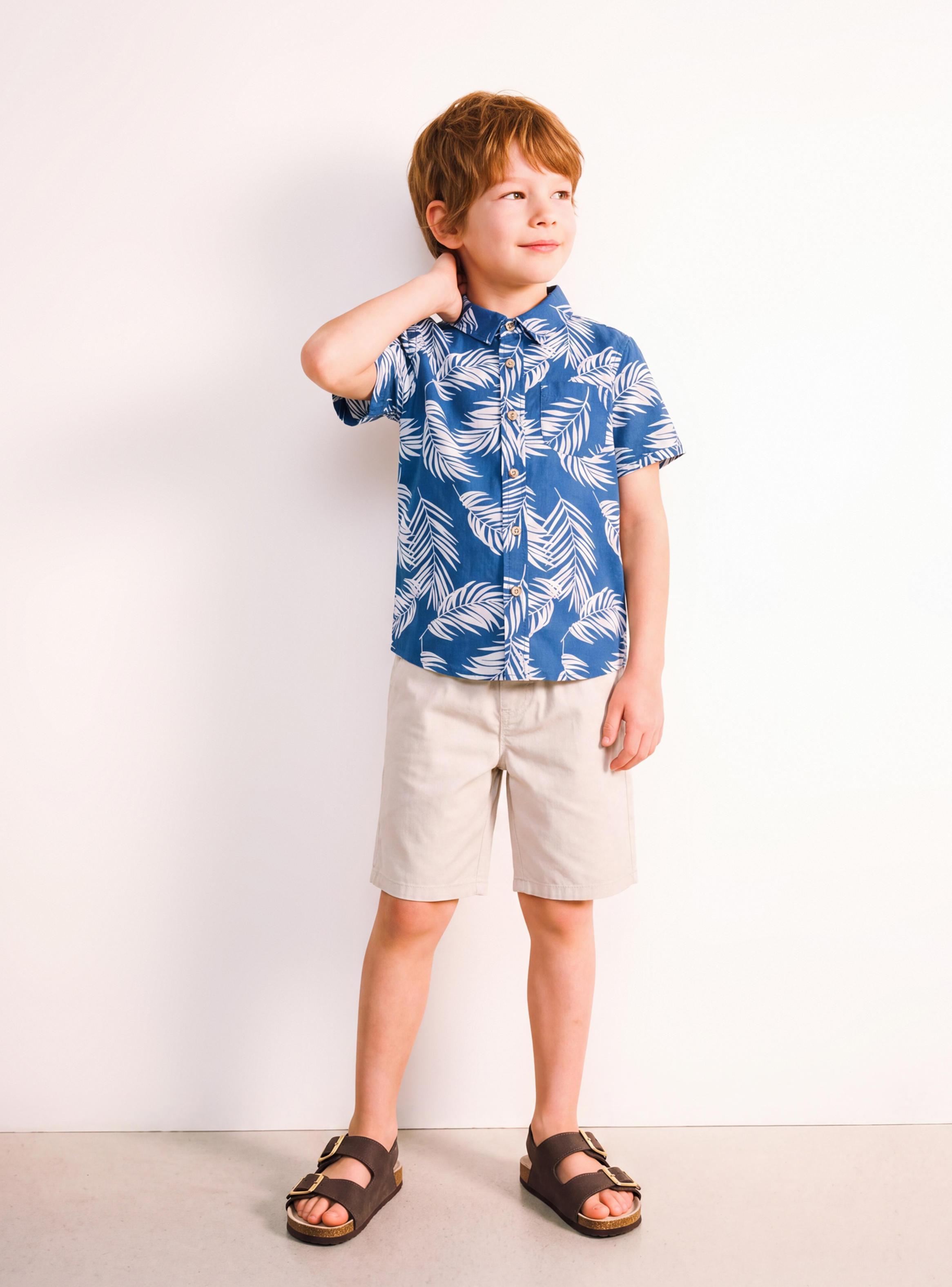 Conjunto Set Dos Piezas Camisa Estampada y Short-1