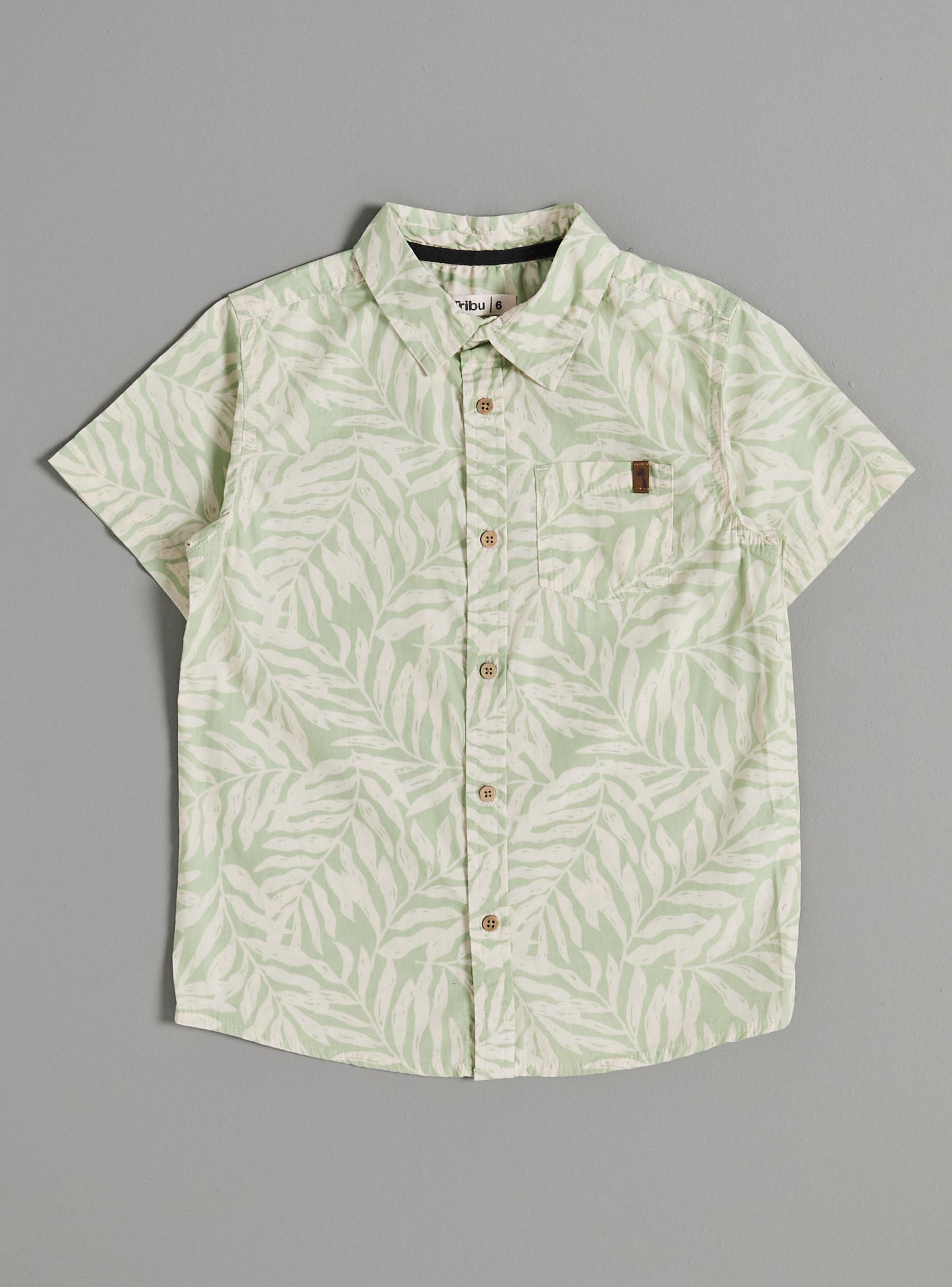 Camisa Estampado Tropical Niño-1