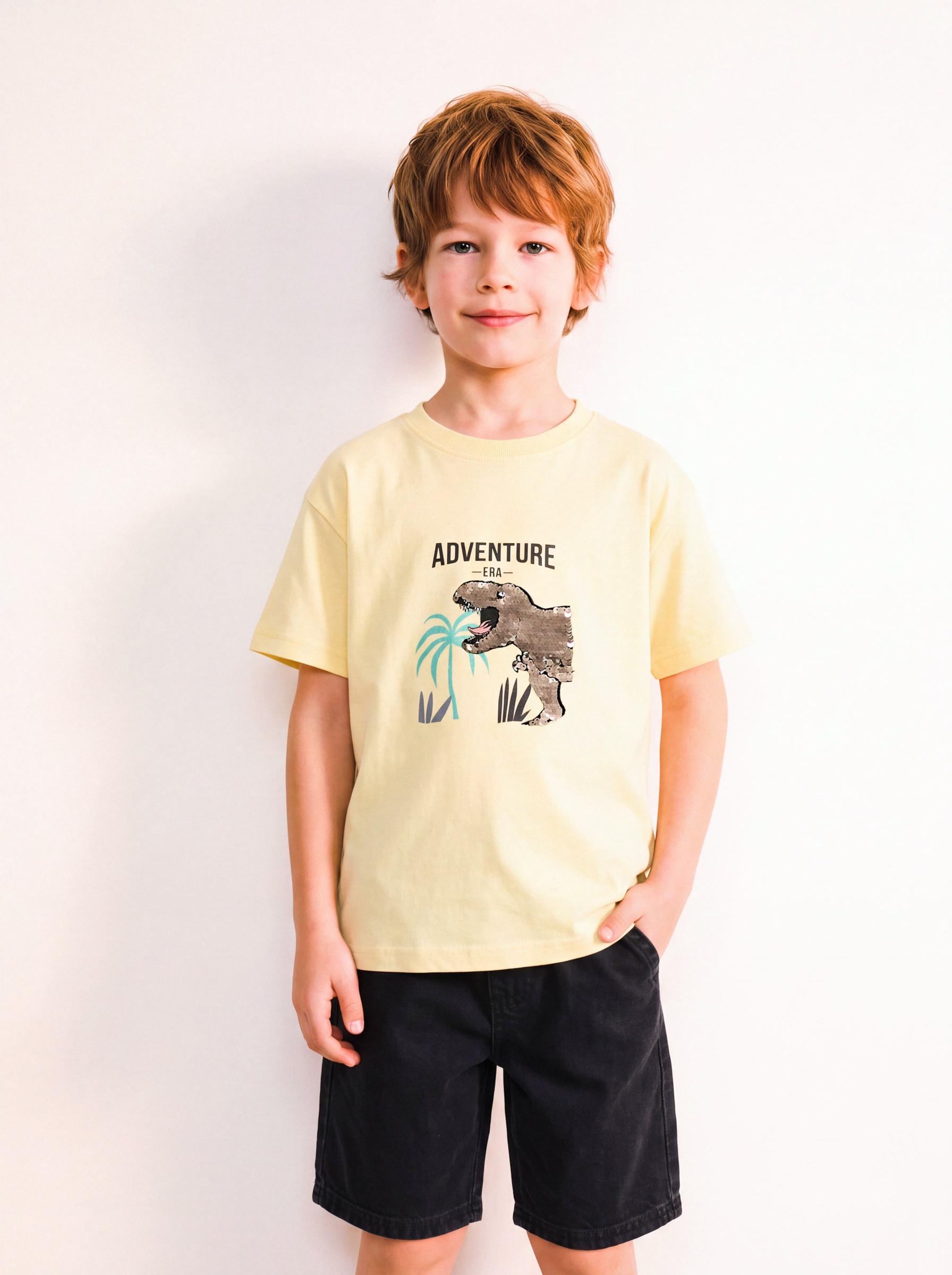 Polera Diseño Frontal con Lentejuelas Niño-0
