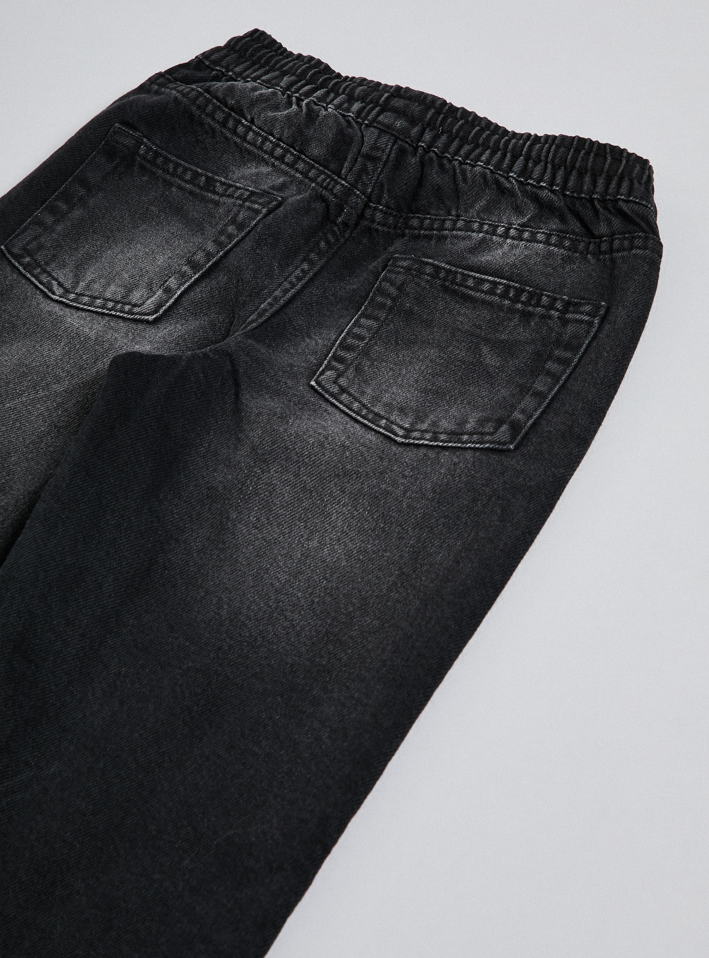 Jeans Denim con Cordón Cintura-2