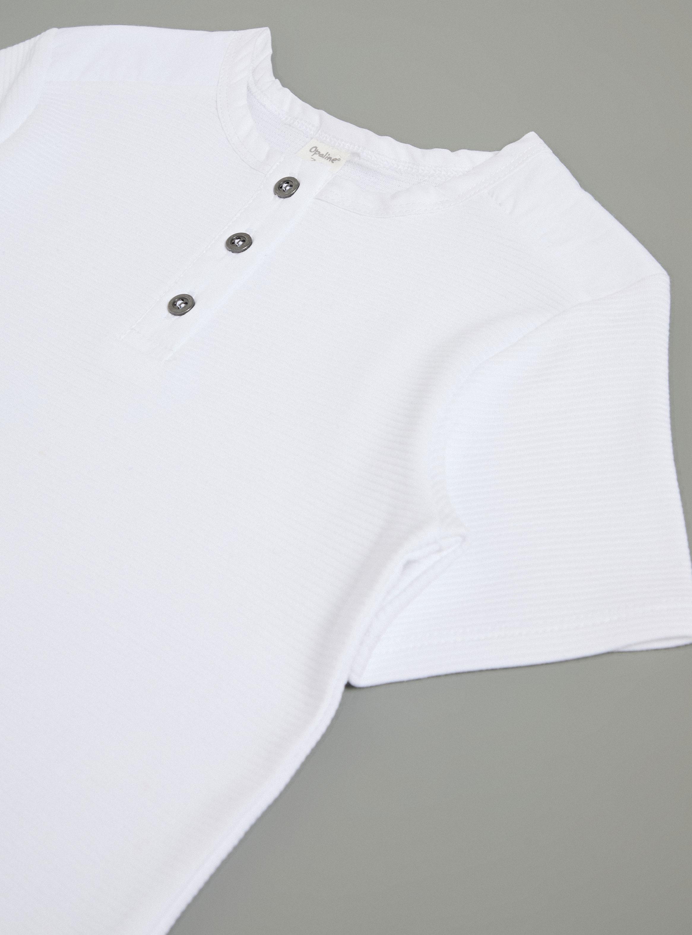 Polera Plaquet Delantero con Botones Envejecidos-3