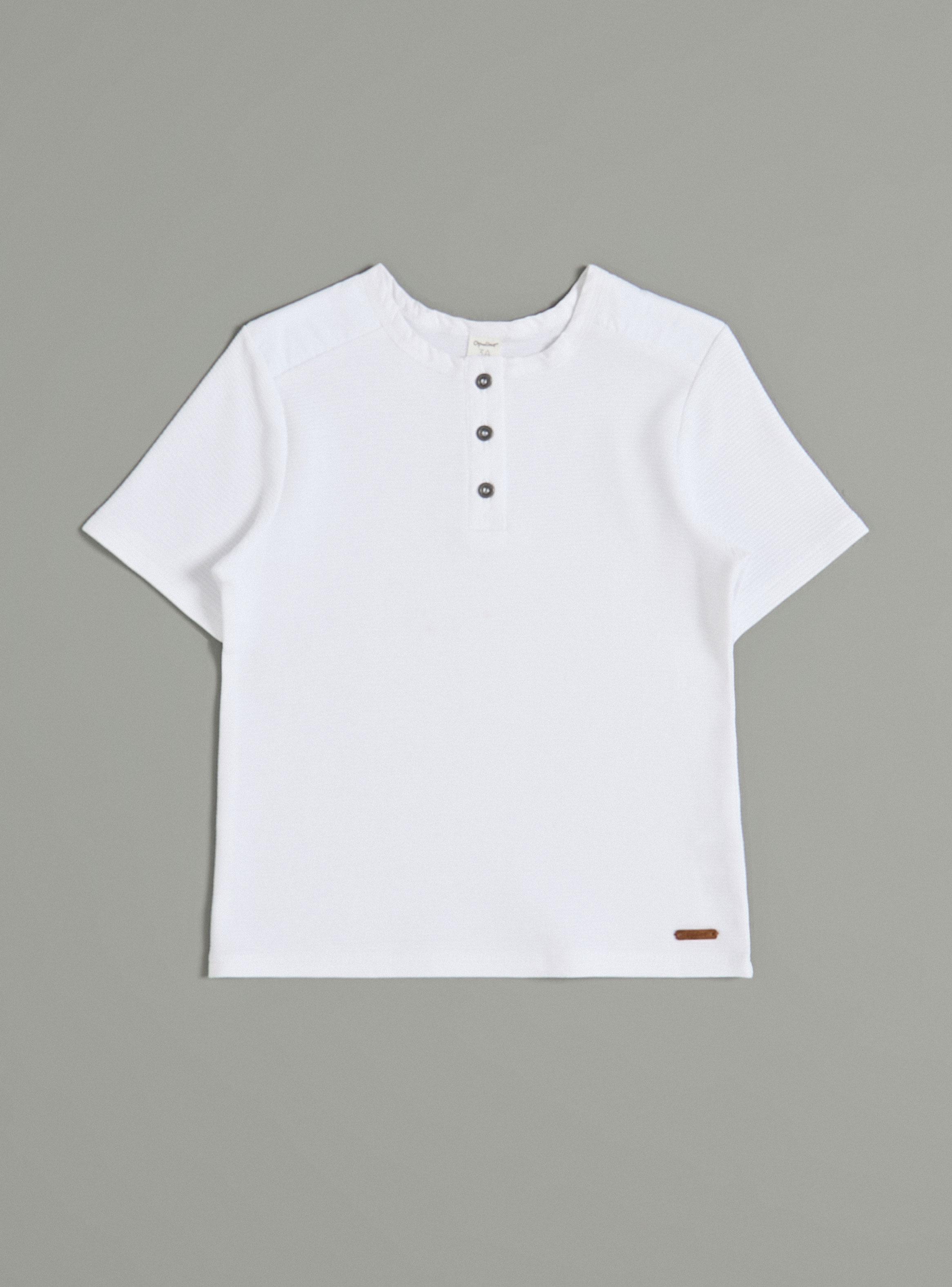 Polera Plaquet Delantero con Botones Envejecidos-1