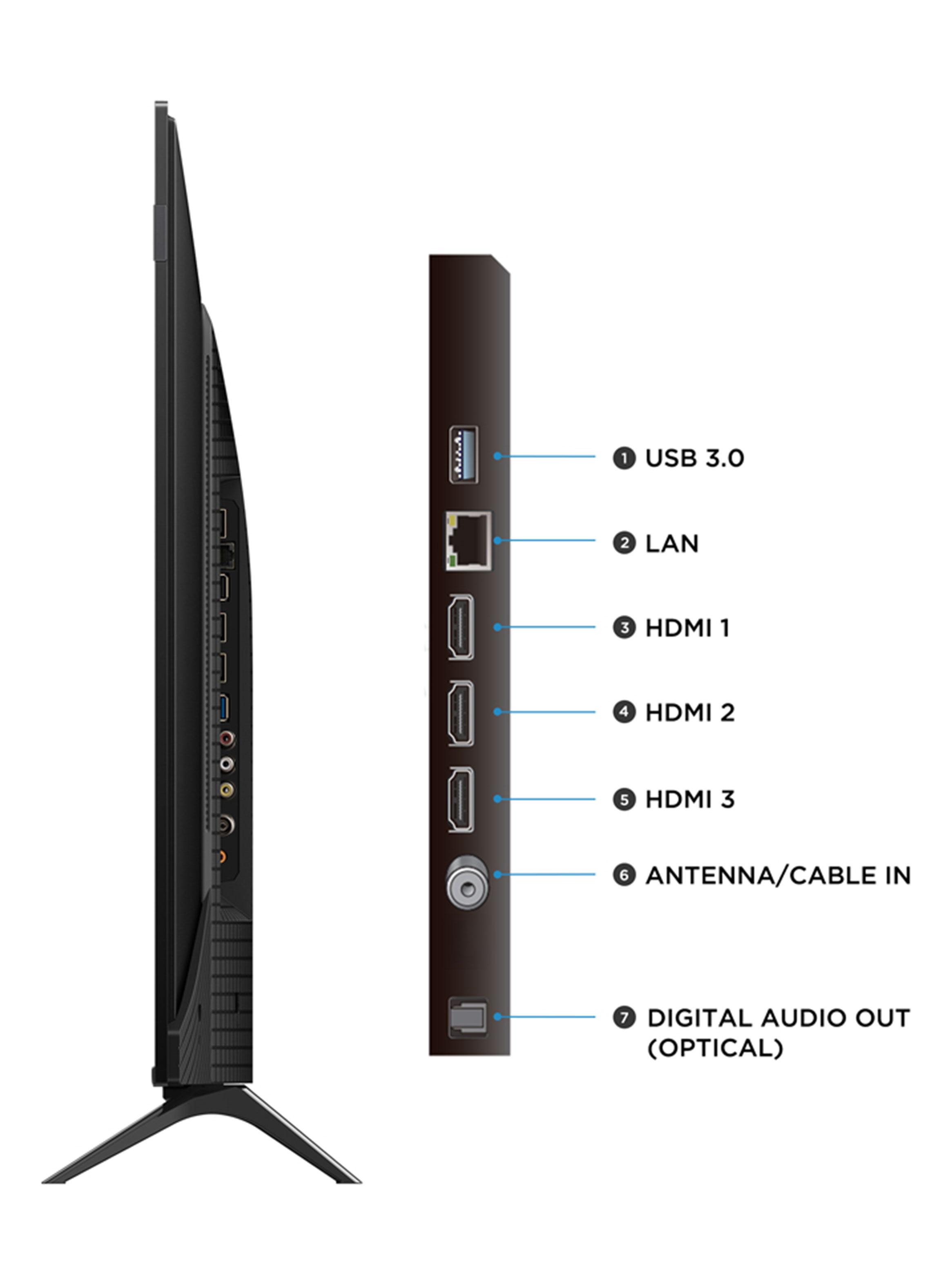 QLED Smart TV 55'' UHD 4K P7L-3