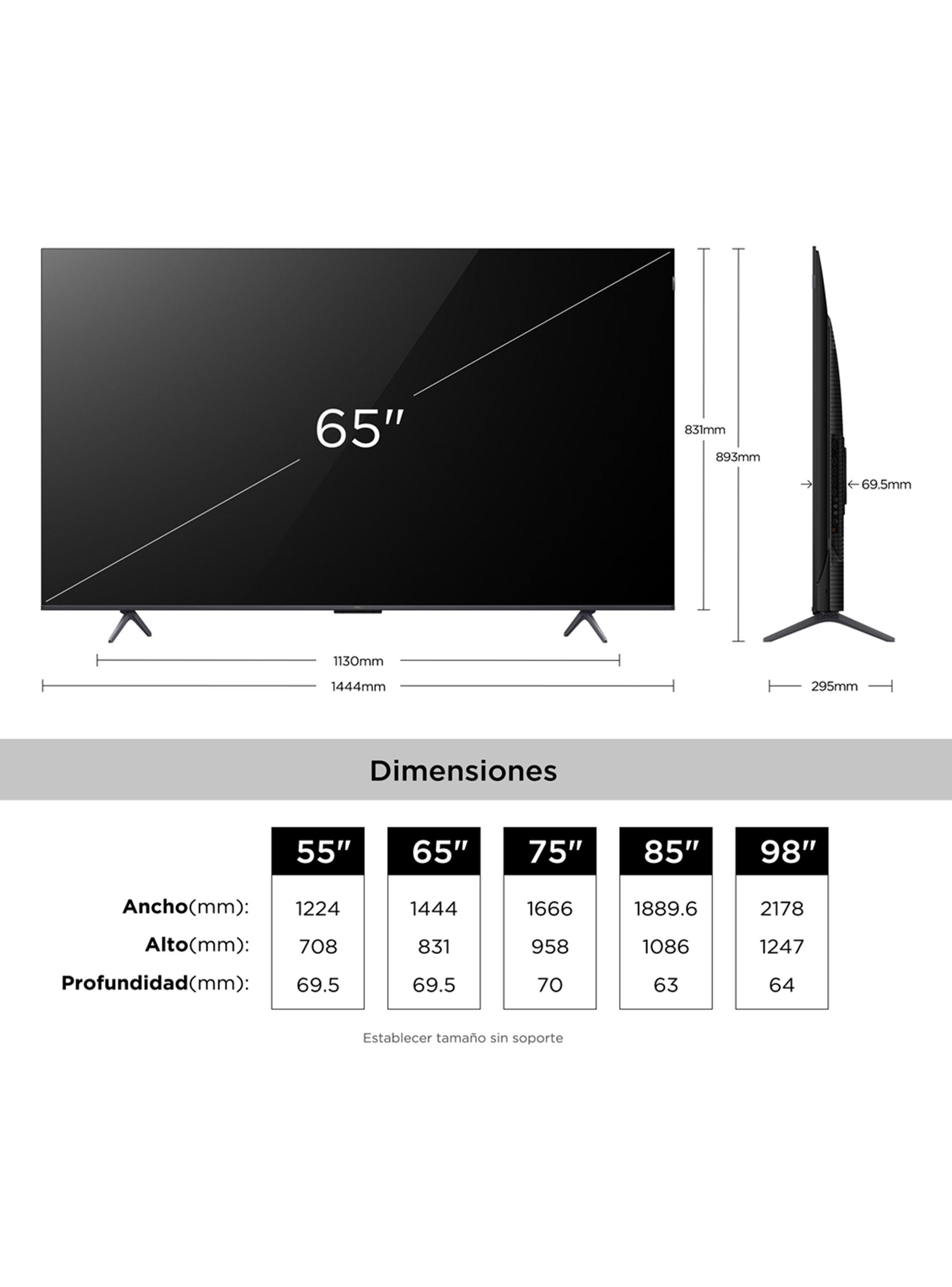 QD Mini LED Smart TV 65'' UHD 4K P8L-1