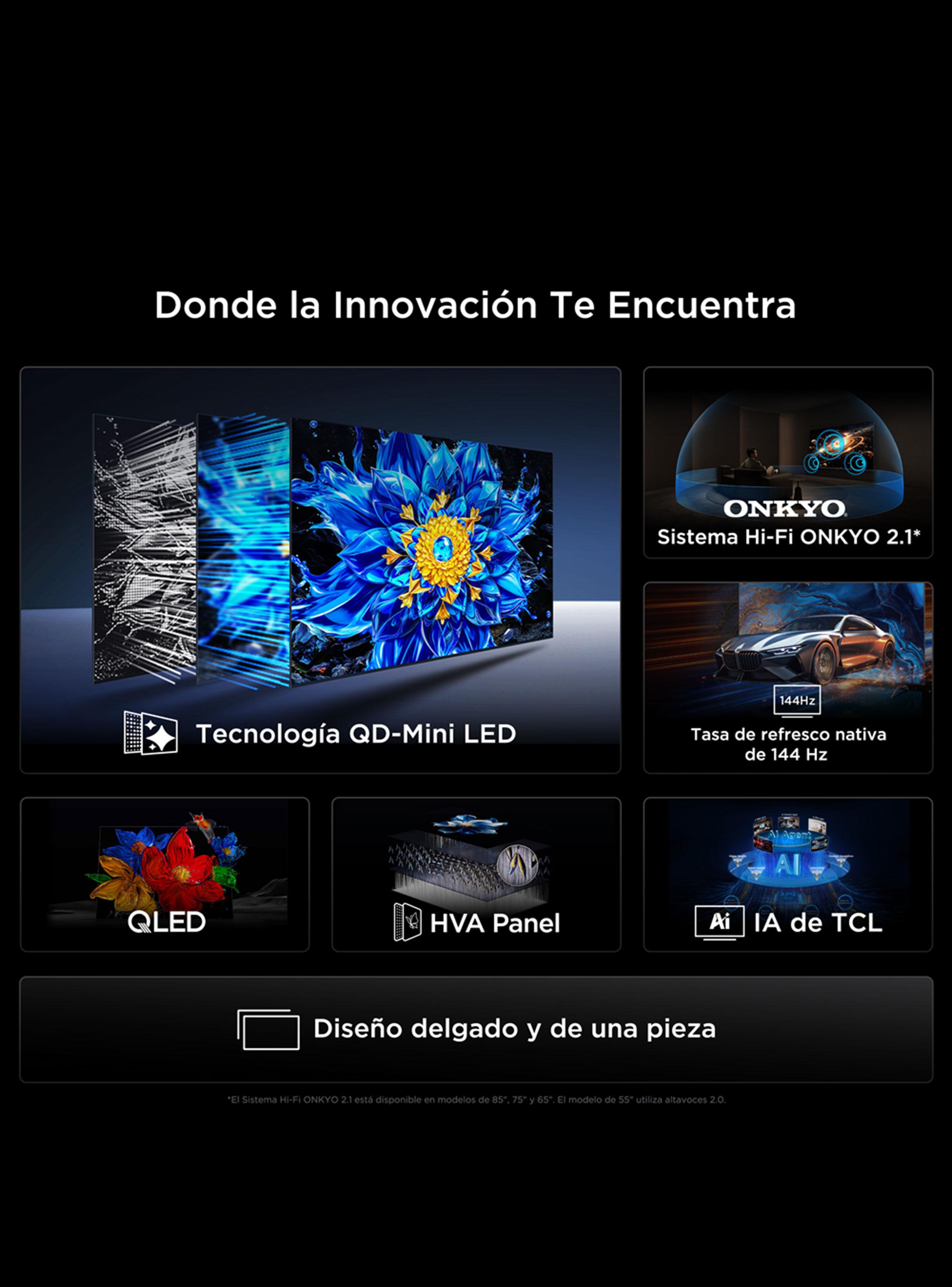 Mini LED Smart TV 75'' UHD 4K P8L-8