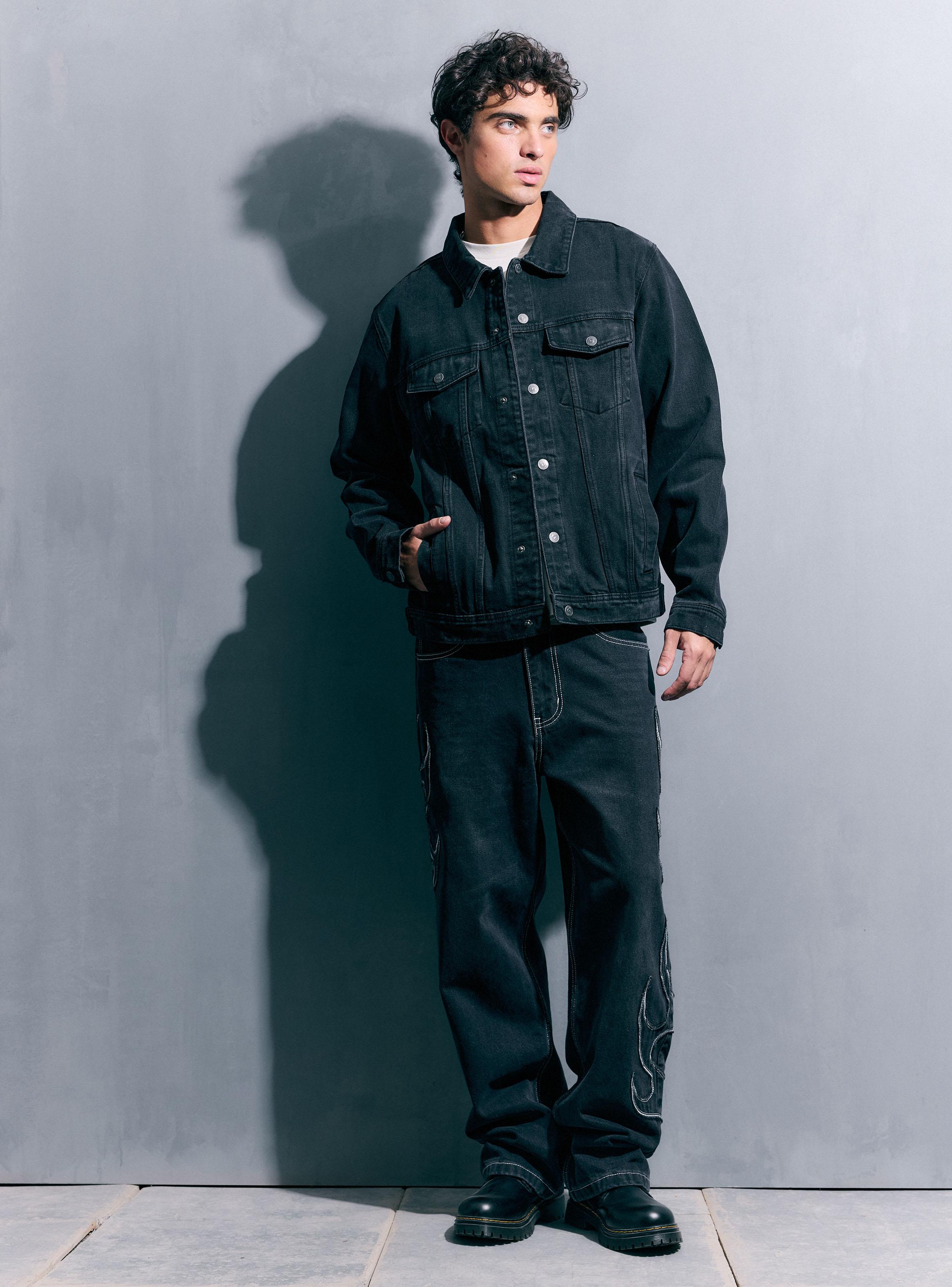 Chaqueta Trucker de Mezclilla Slim Fit-4