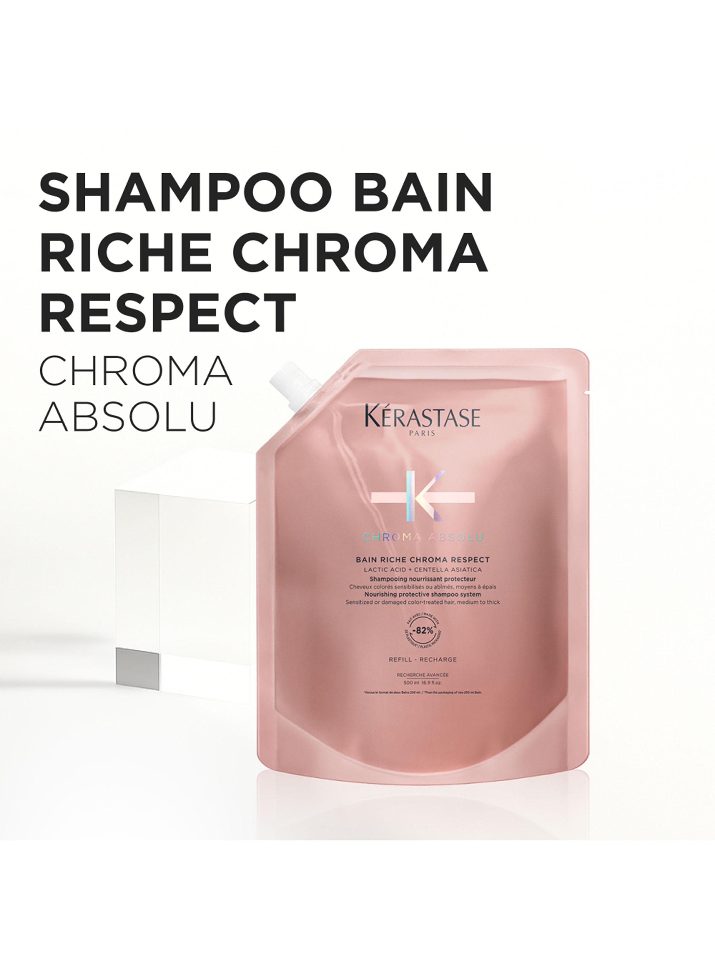 Recarga Shampoo Protector del Color Bain Riche Chroma Respect 500ml-3