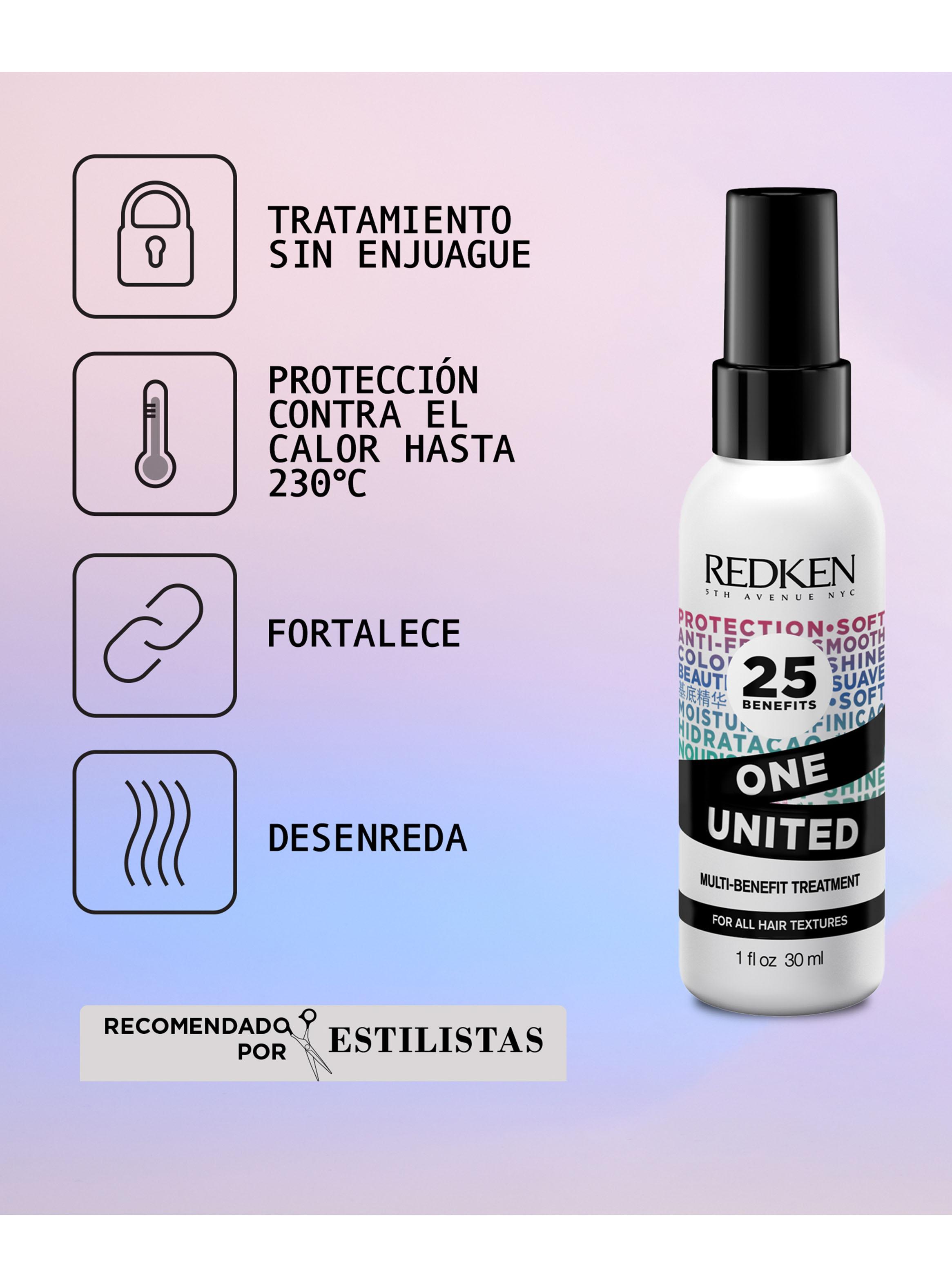 Set Hidratante Cabello Seco Shampoo All Soft 300 ml + Spray Multibeneficios One United 30 ml Redken-2