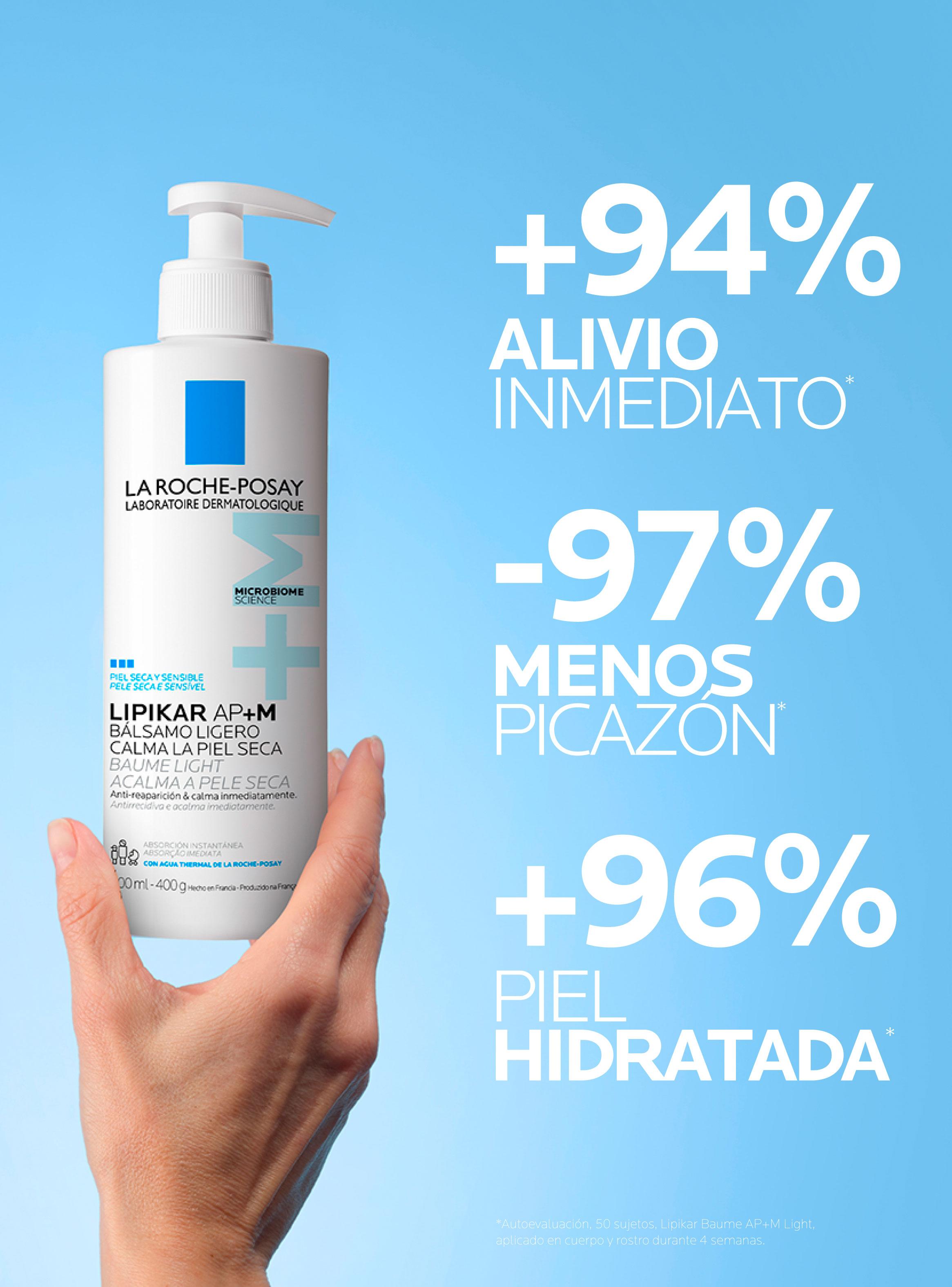 Bálsamo Hidratante Lipikar Baume Light AP+ M 400 ml-3