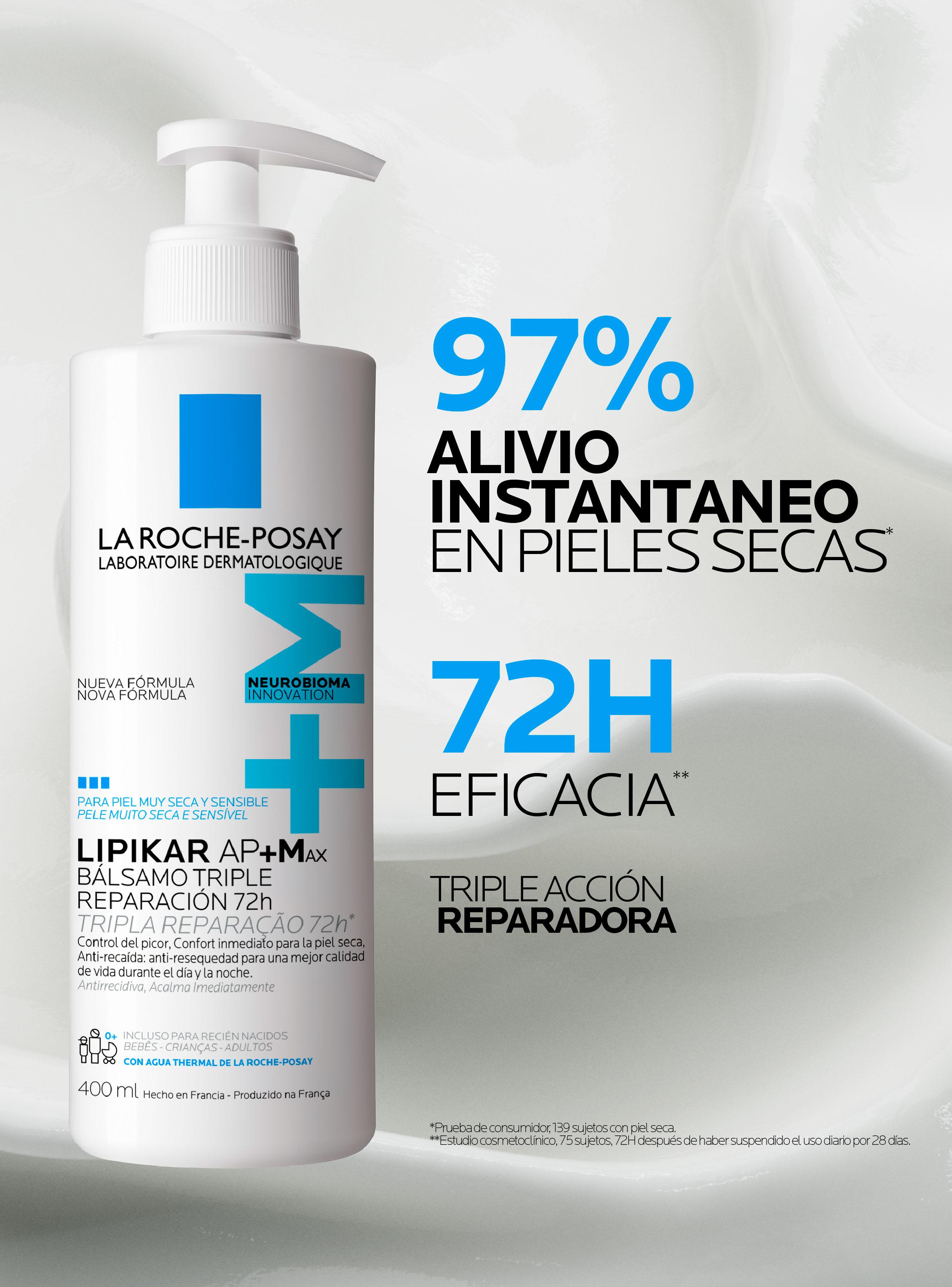 Bálsamo Hidratante Lipikar Baume Light AP+ Max 400 ml-4