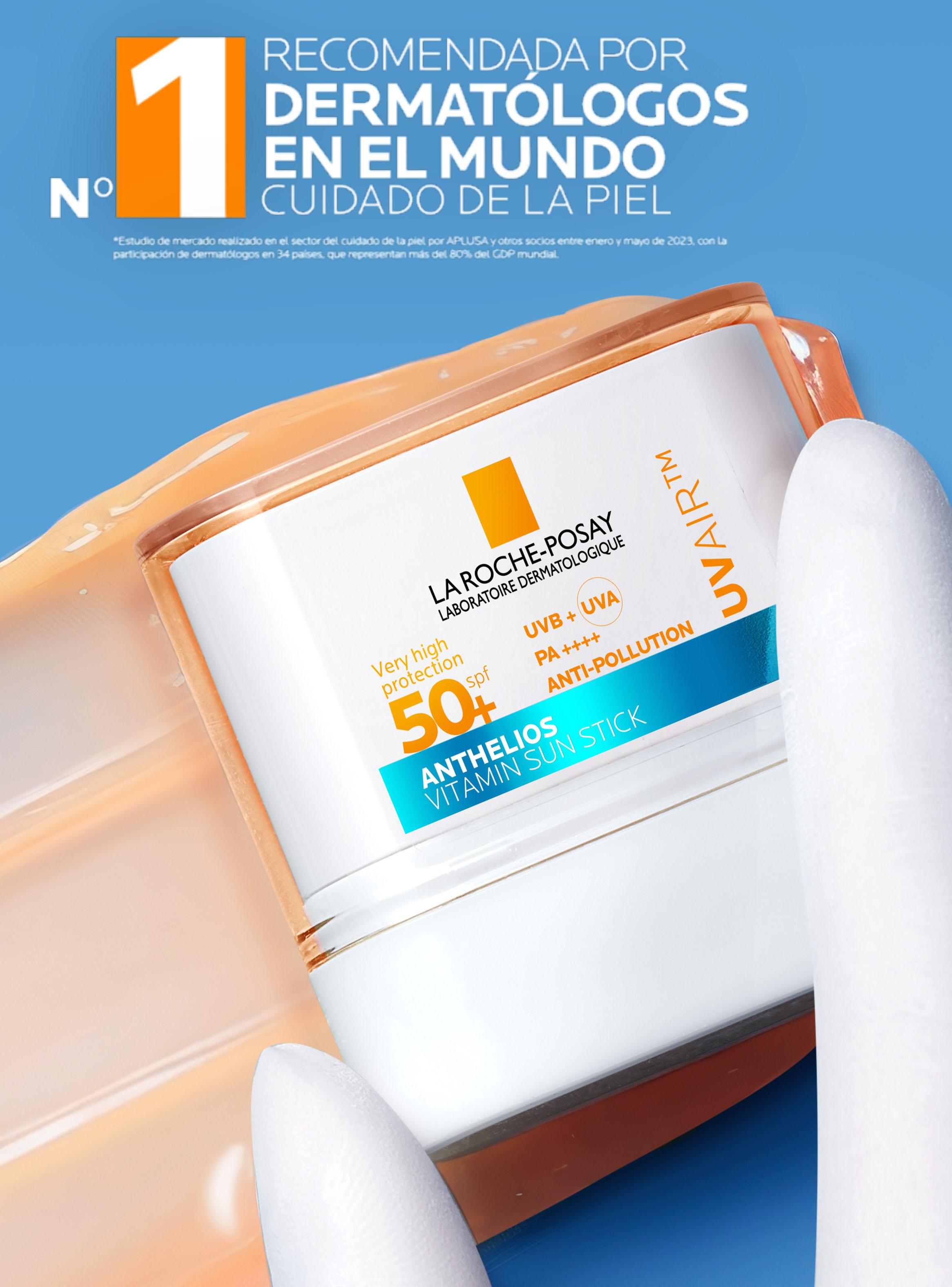 Protector Solar Anthelios UVAIR Vitamin Sun Stick FPS50+ 10 ml-4